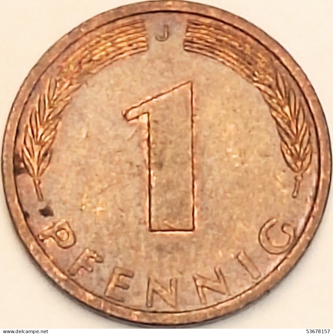 Germany Federal Republic - Pfennig 1974 J, KM# 105 (#4466) - 1 Pfennig
