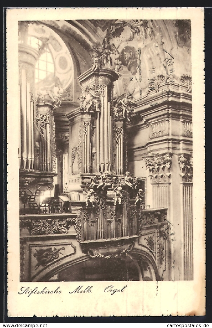 AK Melk, Orgel In Der Stiftskirche  - Otros & Sin Clasificación