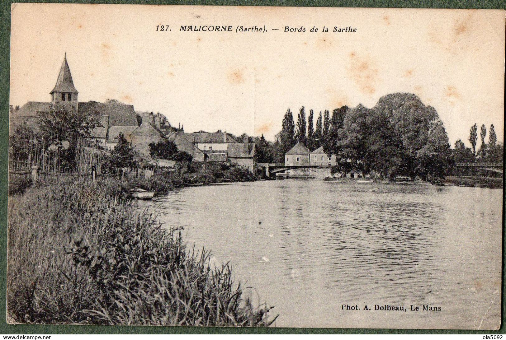 72 + MALICORNE - Bords De La Sarthe - Malicorne Sur Sarthe