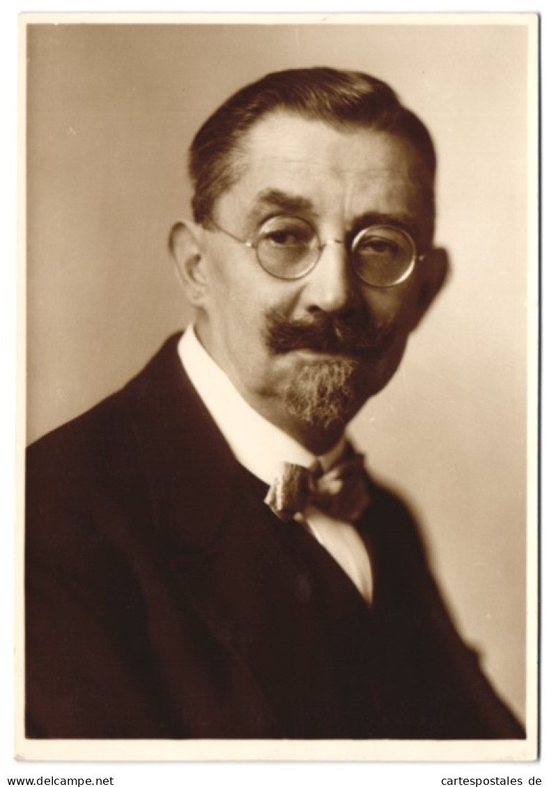 Fotografie Hermann Brühlmeyer, Wien, Portrait Karl Adolf, Wiener Volksschriftsteller  - Célébrités