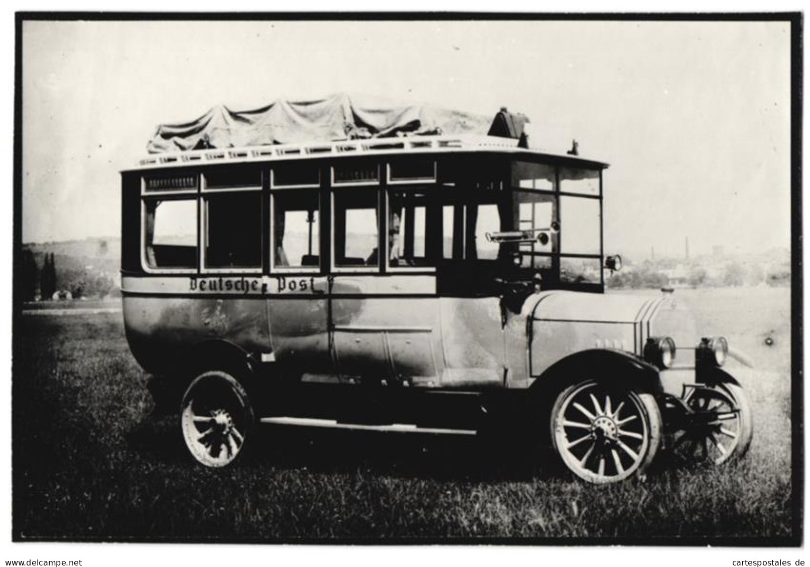 Fotografie Bus Daimler Benz, Auto-Bus, Omnibus Deutsche Post  - Métiers