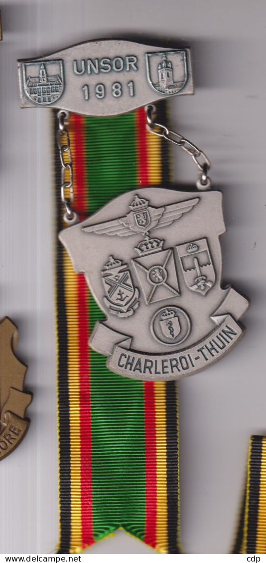 Médaille Union Nationale Des Sous Officiers En Retraite Charleroi-thuin  1981 - België
