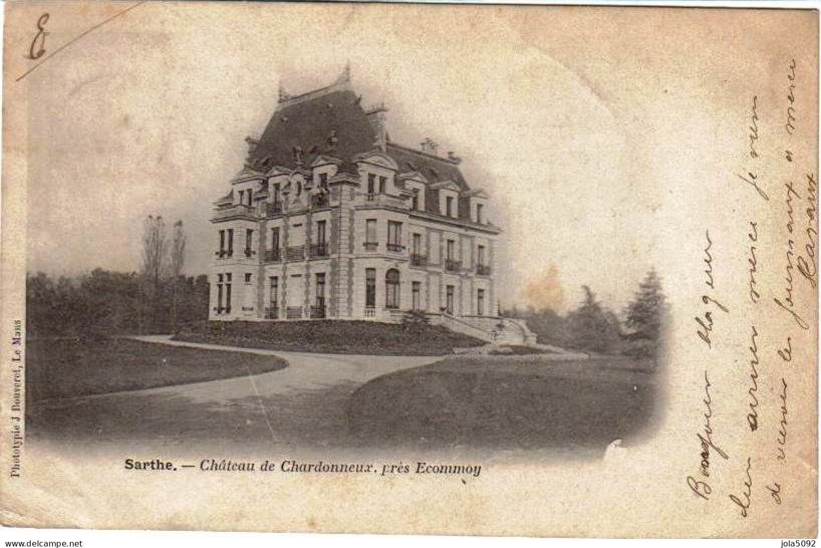 72 - Château De CHARDONNEUX Près ECOMMOY - Ecommoy