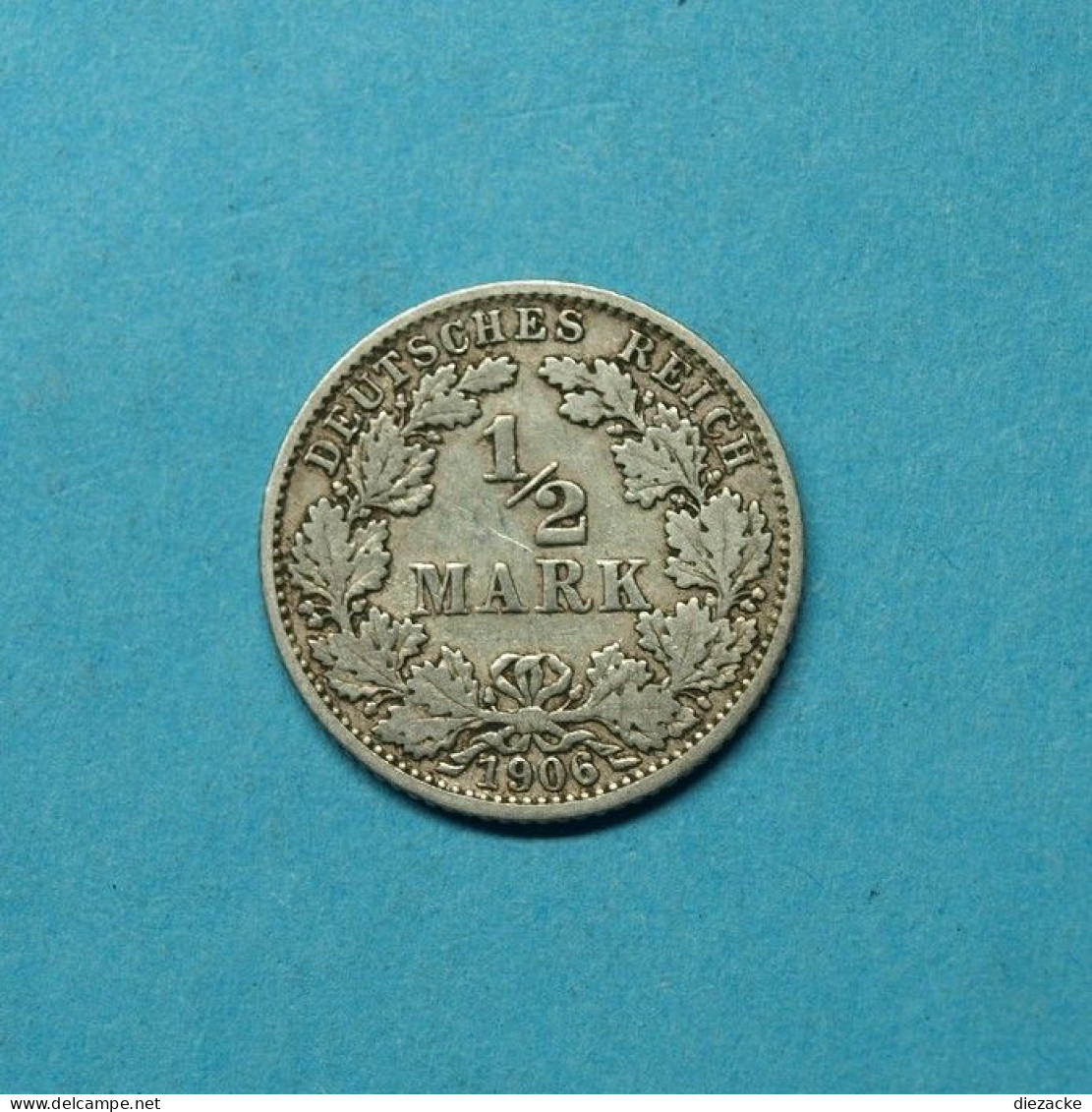 Deutsches Reich 1906 G 1/2 Mark Silber (M4797 - Altri & Non Classificati