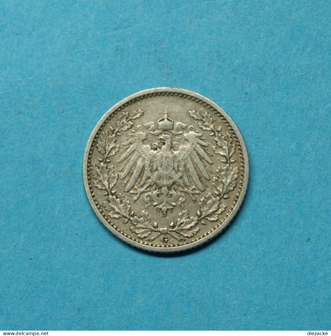 Deutsches Reich 1906 G 1/2 Mark Silber (M4797 - Autres & Non Classés