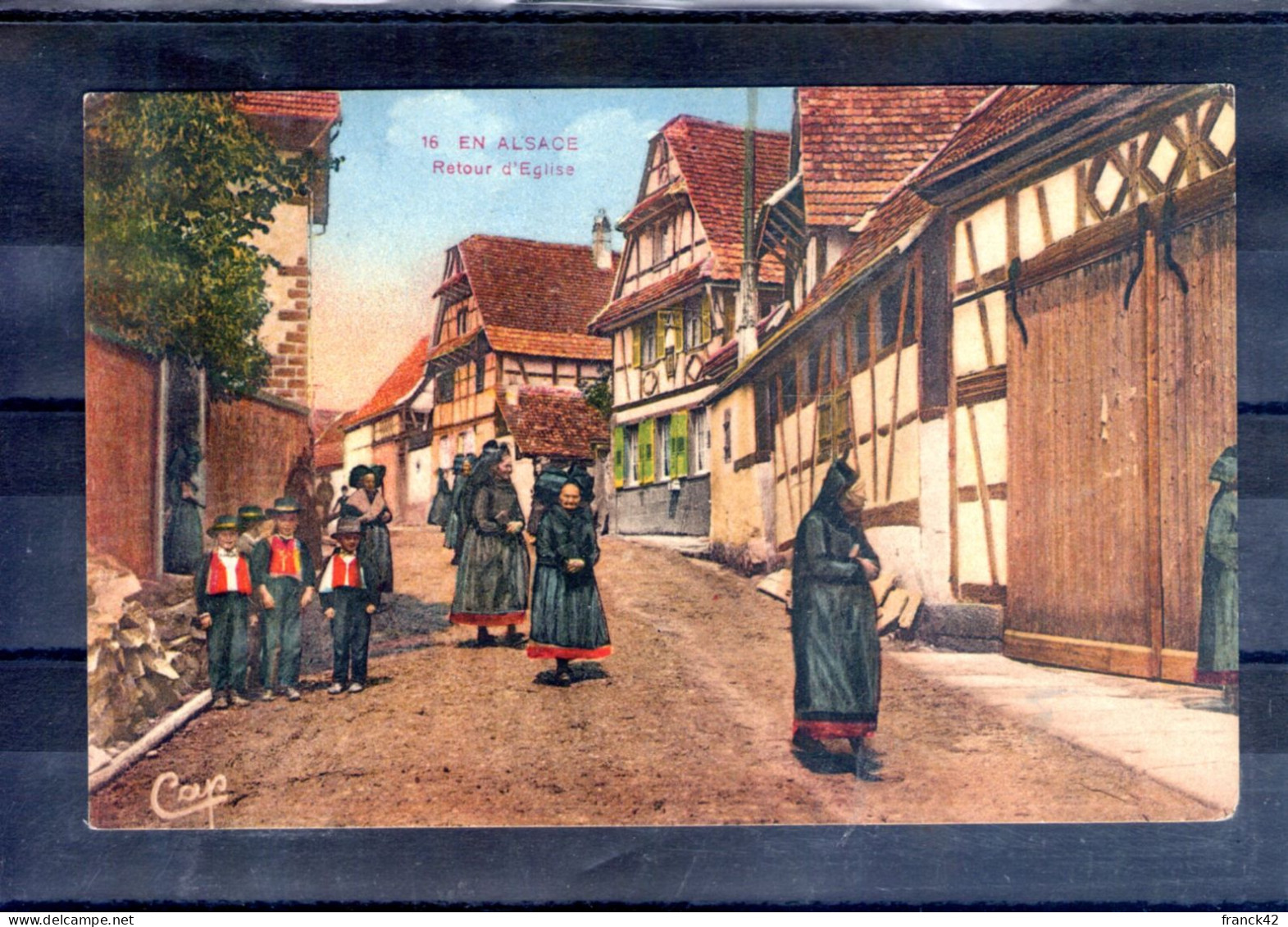En Alsace, Retour D'église - Costumes