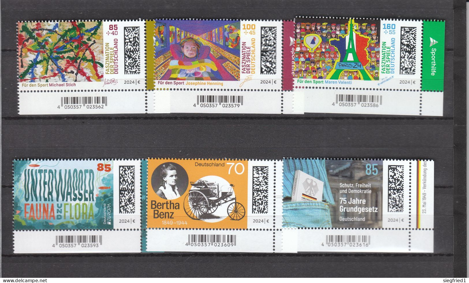 Deutschland BRD **  3825-3830,   Alle  Neuausgaben  2.5.2024 - Unused Stamps