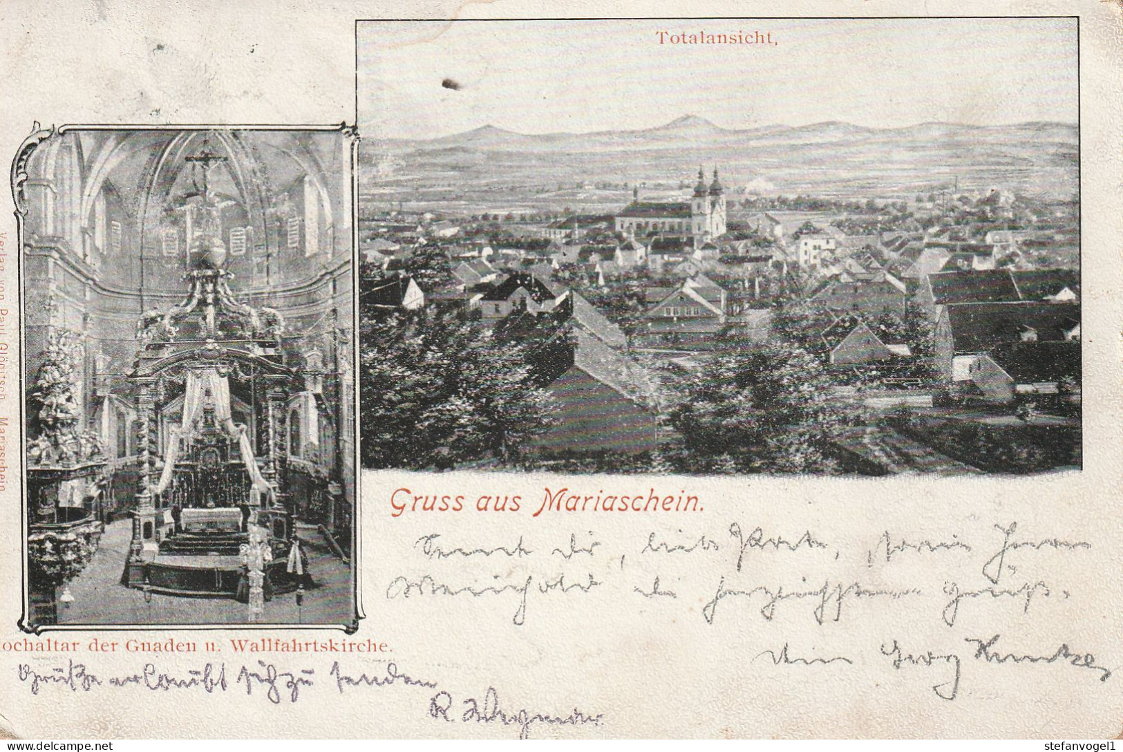Graupen   Gel.1904 Bohosudov / Mariaschein - Boehmen Und Maehren