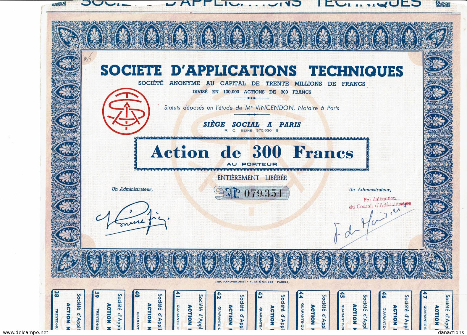 75-APPLICATIONS TECHNIQUES. STE D' ...  - Other & Unclassified