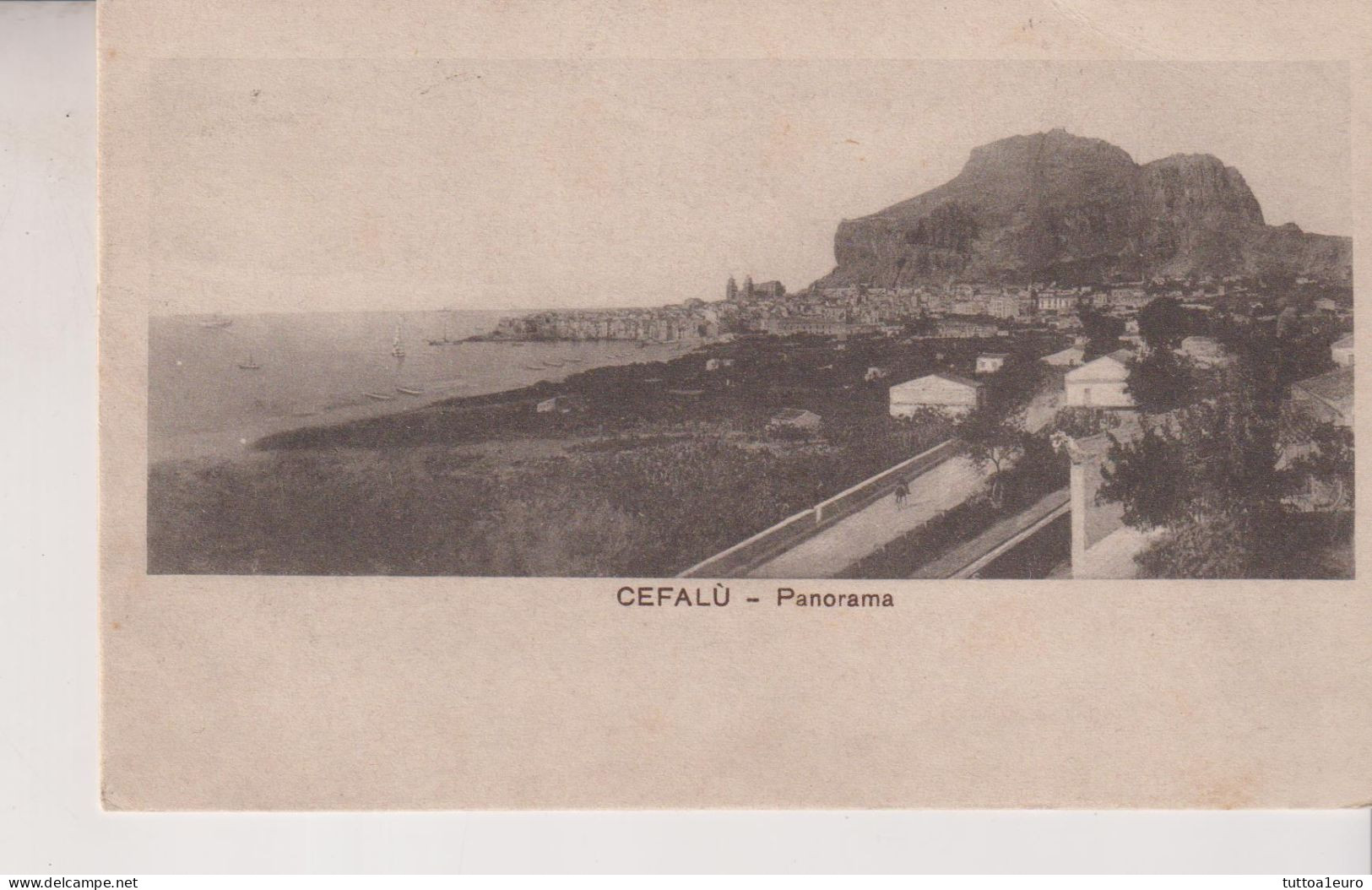 Cefalu' Palermo  Panorama  Vg  1918 - Palermo