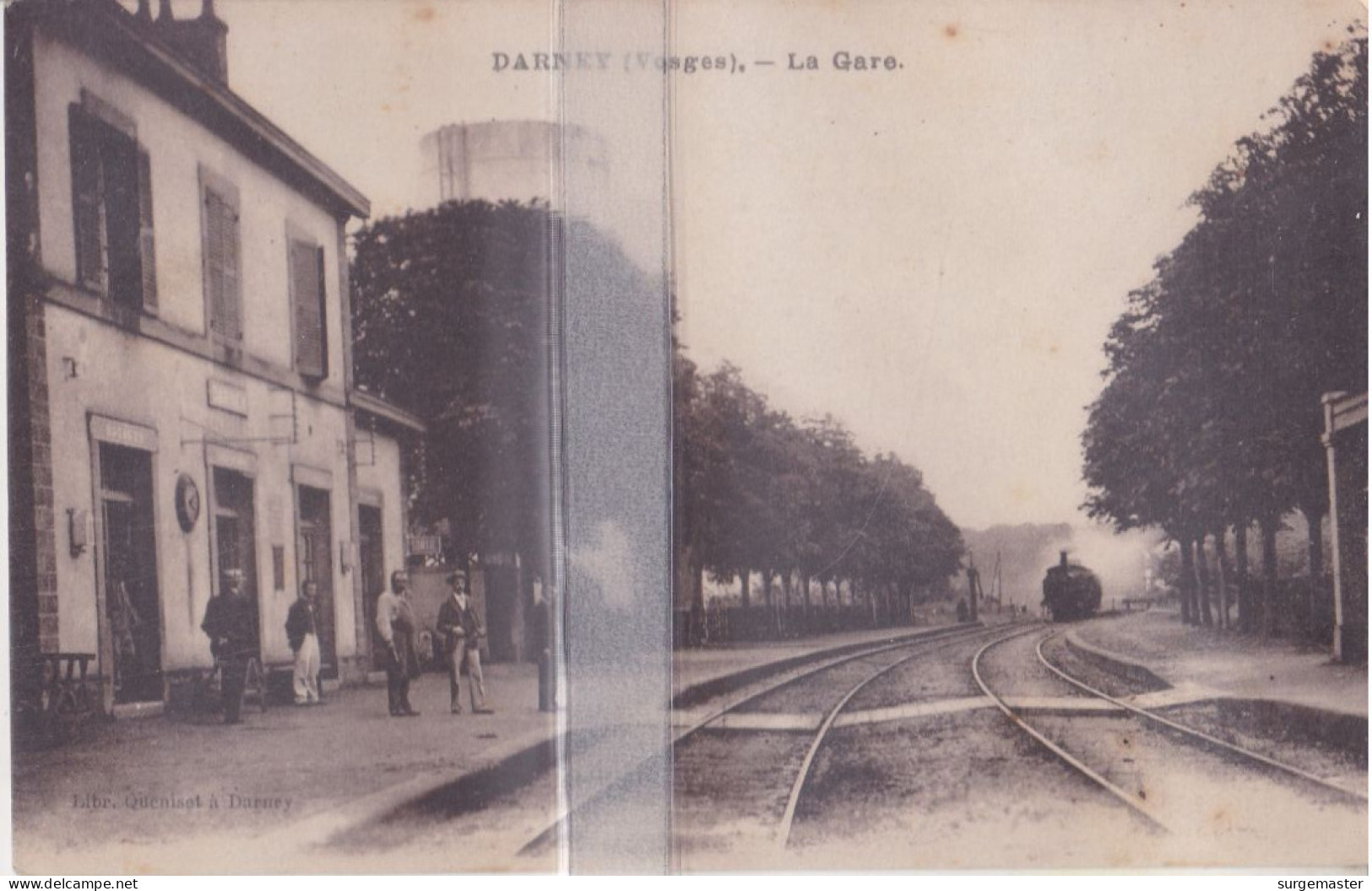 CPA DARNEY LA GARE - Darney