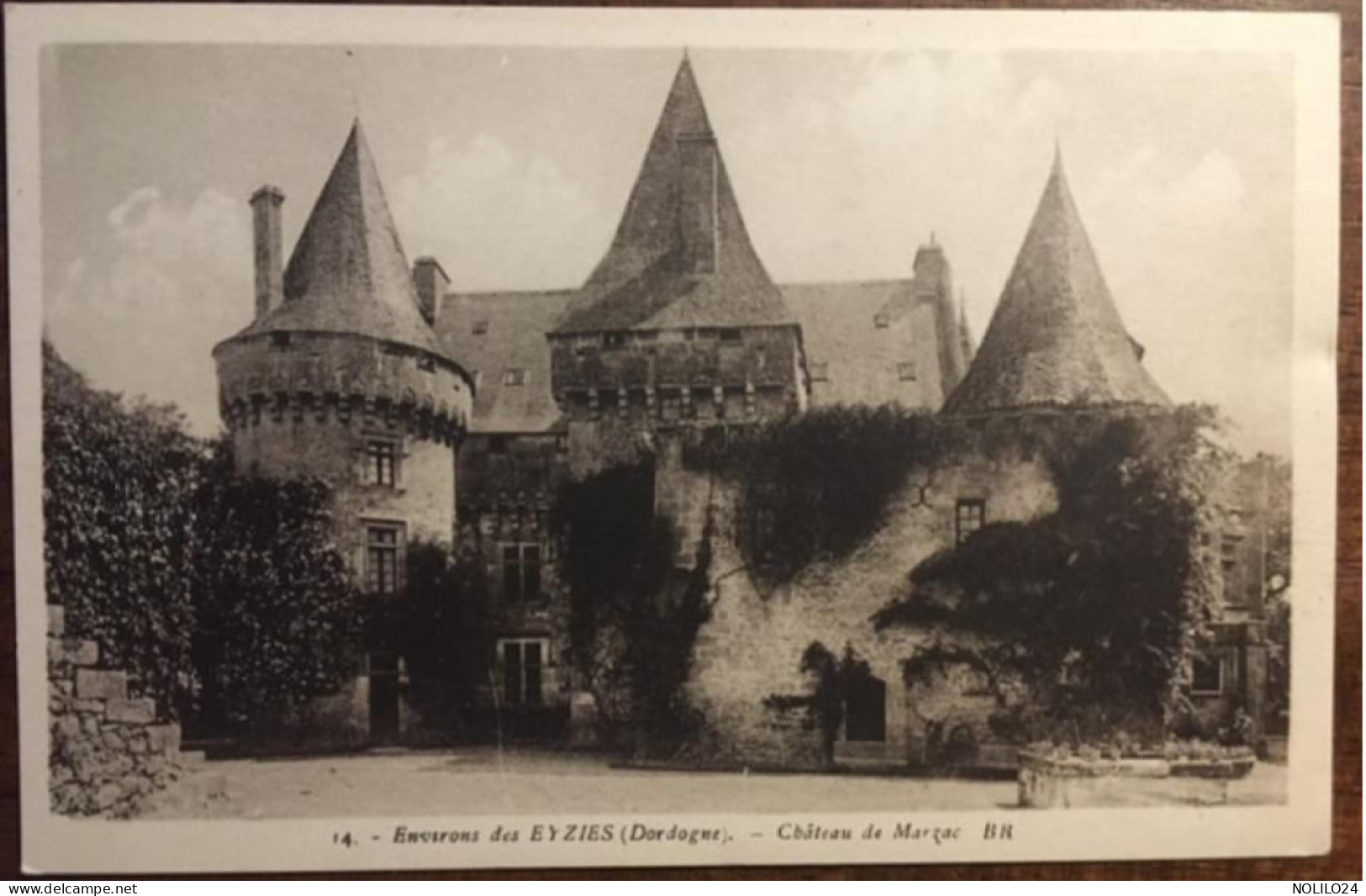 Cpa 24 Dordogne, Environs Des Eyzies, Château De Marzac, éd Bloc Frères 14, Non écrite - Les Eyzies