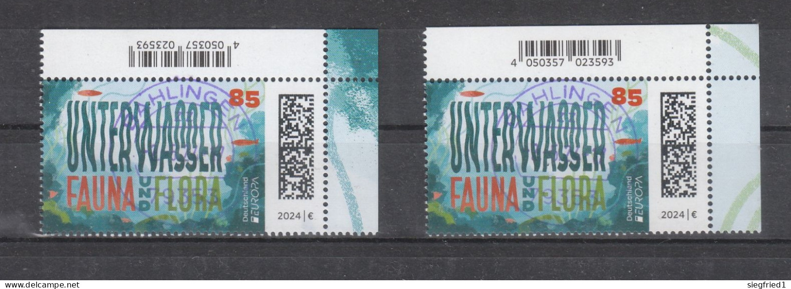 Deutschland BRD  Gestempelt  3828  Eine Marke Strichkodierung Kopfstehend   Neuausgabe  2.5.2024 - Used Stamps