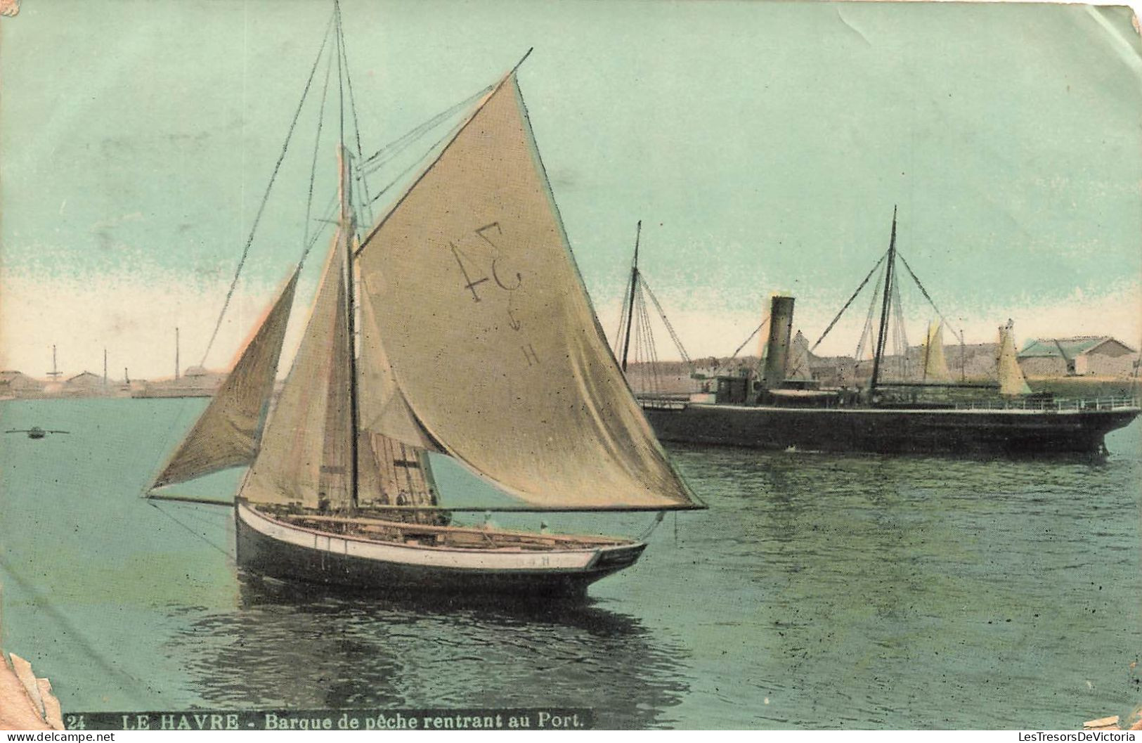 FRANCE - Le Havre - Barque De Pêche Rentrant Au Port - Carte Postale Ancienne - Harbour