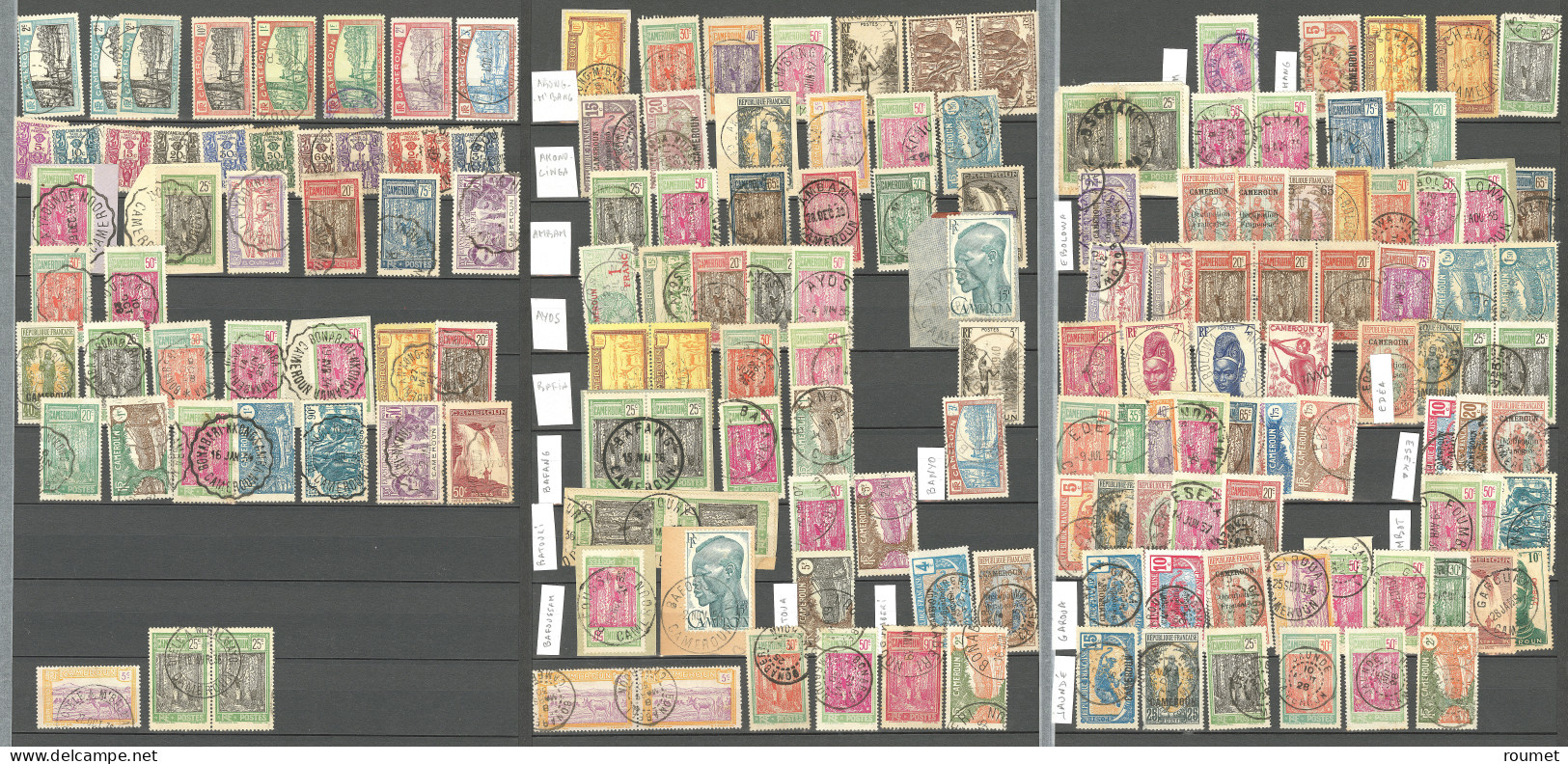 Collection. 1916-1956 (Poste, PA), Obl Choisies Dont Petits Bureaux Entre M'Banga Et Yoko. - TB - Sonstige & Ohne Zuordnung