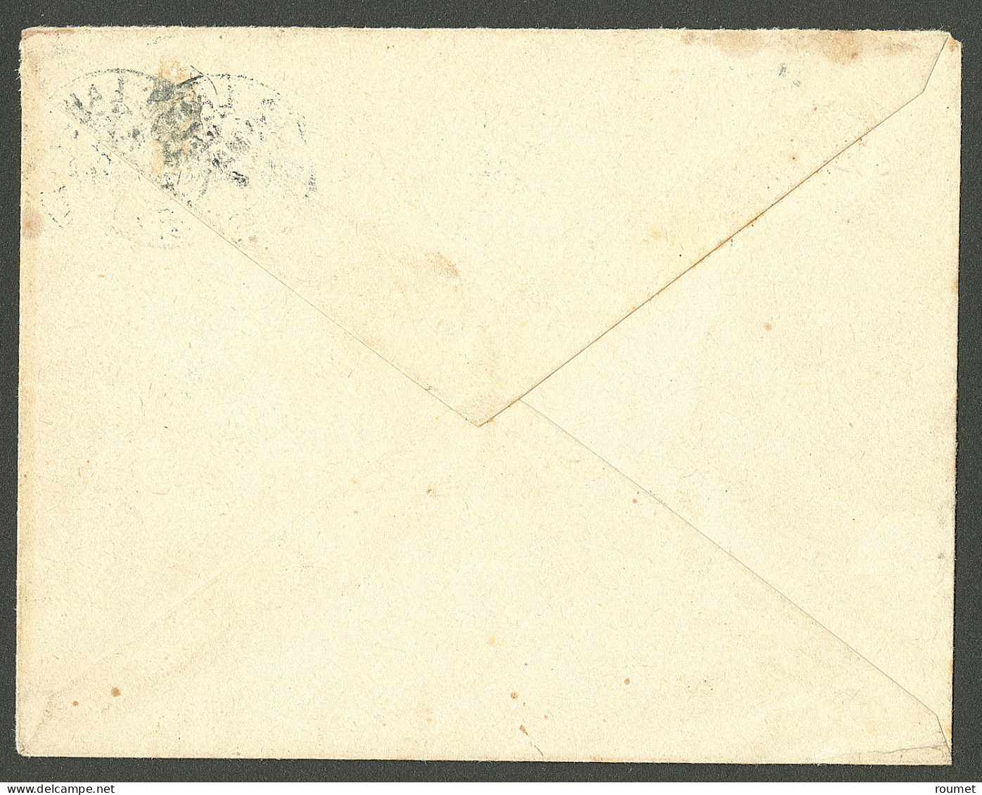 Lettre Cad "Lahou/Côte D'Ivoire". Nos 18 + 19 Sur Enveloppe Pour Grand Lahou, 1904. - TB. - R - Other & Unclassified