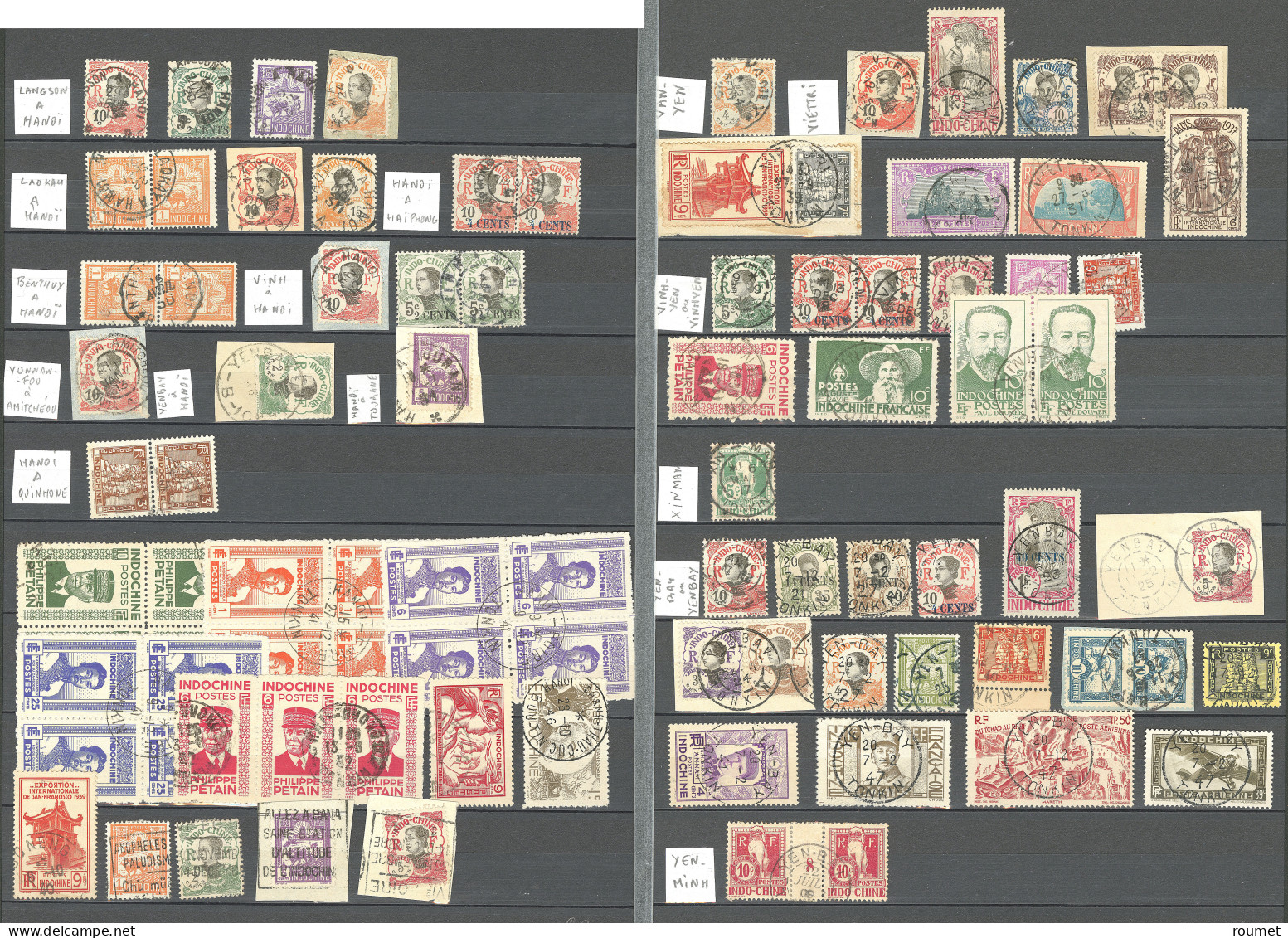 Collection. 1892-1903 (Poste), Obl Choisies Et Bureaux Divers Dont Chandernagor, Karikal Et Mahé. - TB - Other & Unclassified