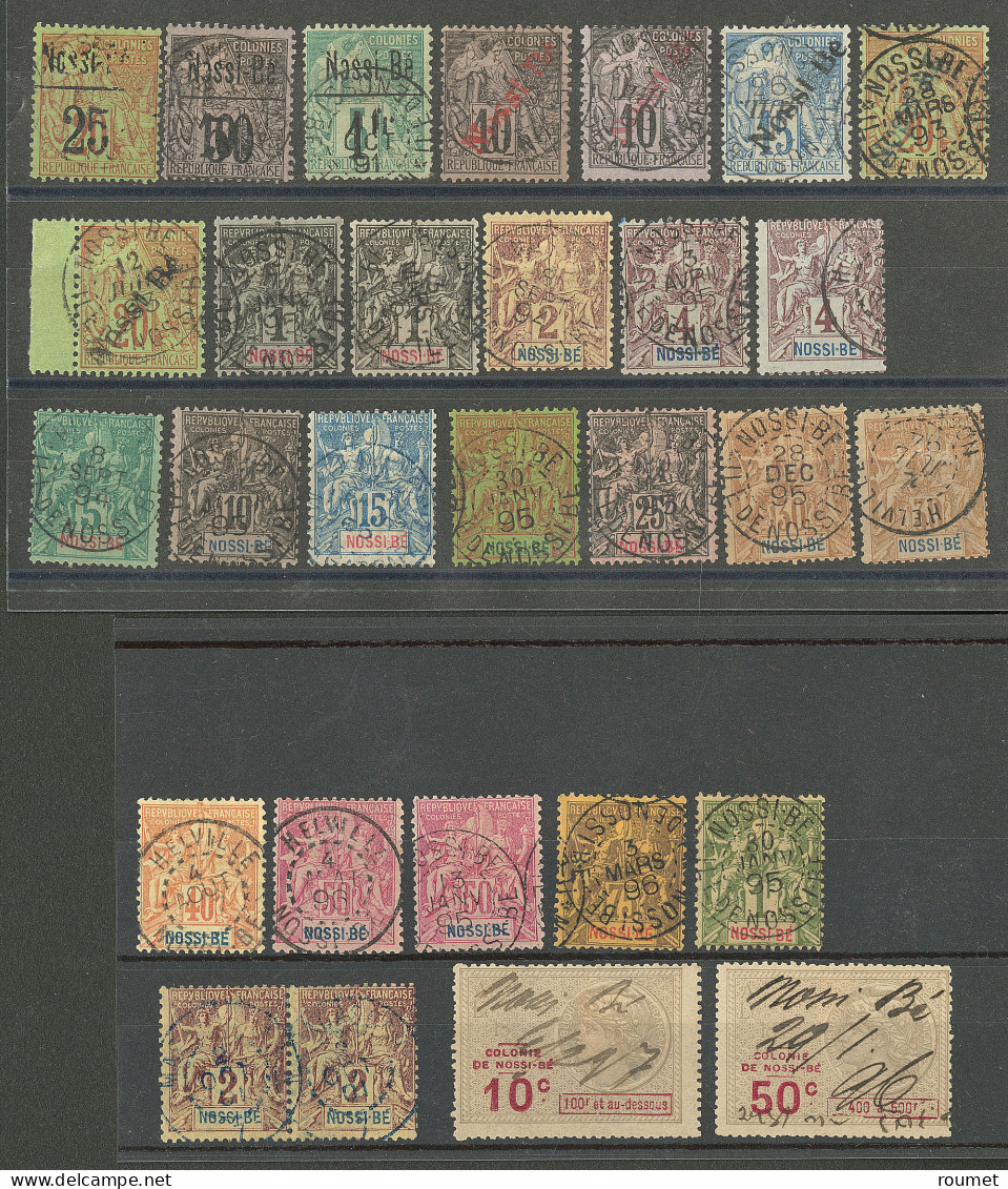 Lot 1893-1894 (Poste), Entre Les N°19 Et 39, + 2 Fiscaux, Obl Choisies. - TB - Autres & Non Classés