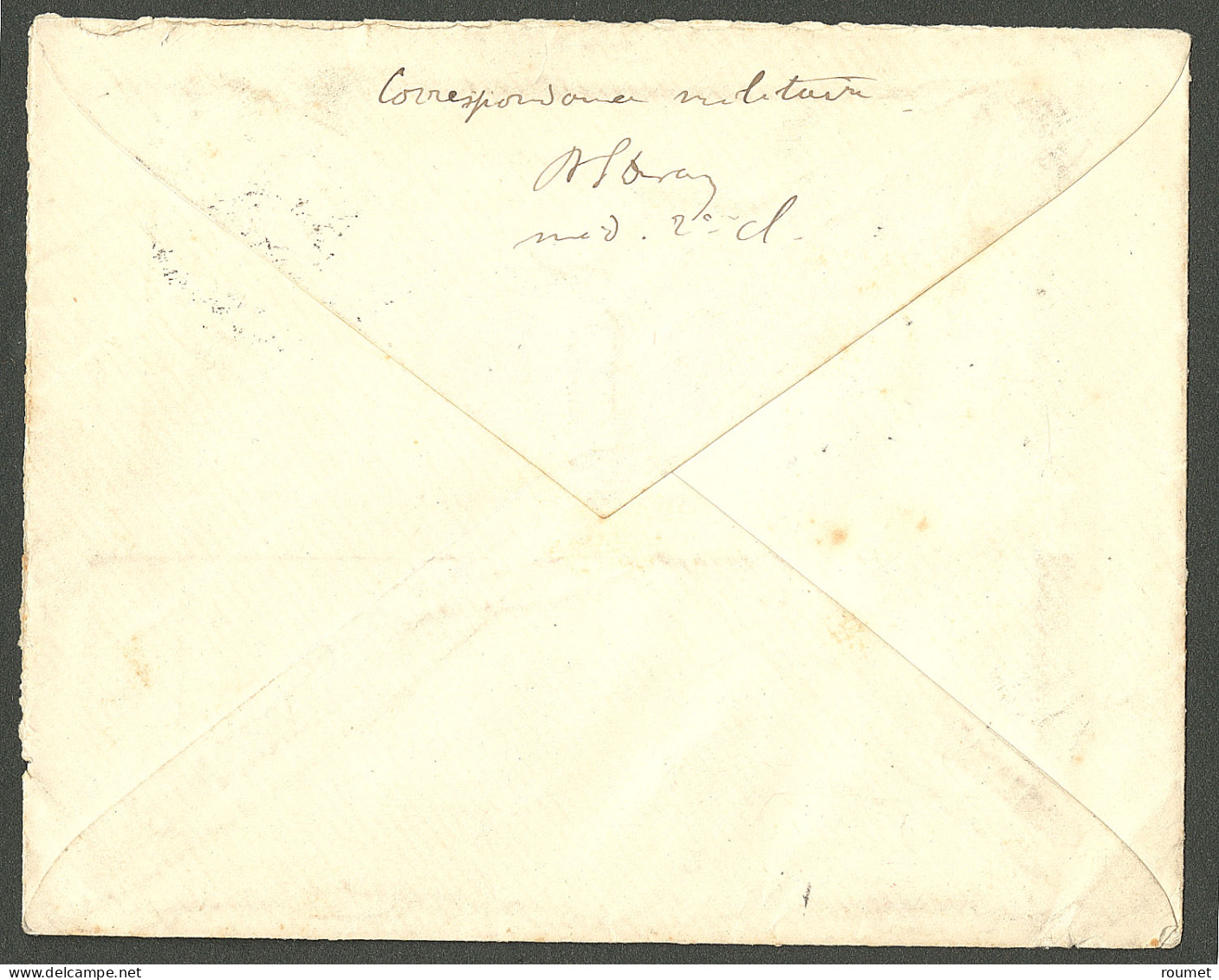 Lettre Cad "Corr.des Armées/Obock". No 15 Sur Lettre Pour Bordeaux, 1893. - TB. - RR - Other & Unclassified