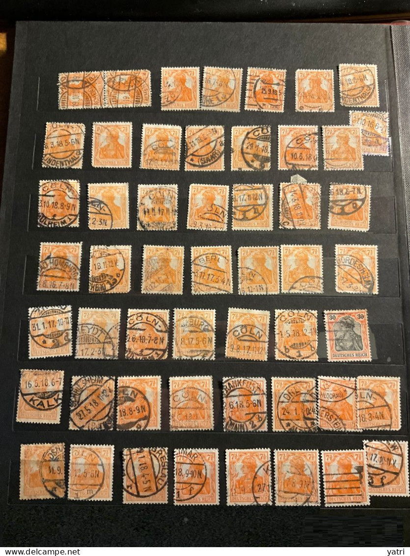 Deutsches Reich -  Mi. 99 (o) 58 Francobolli - Used Stamps