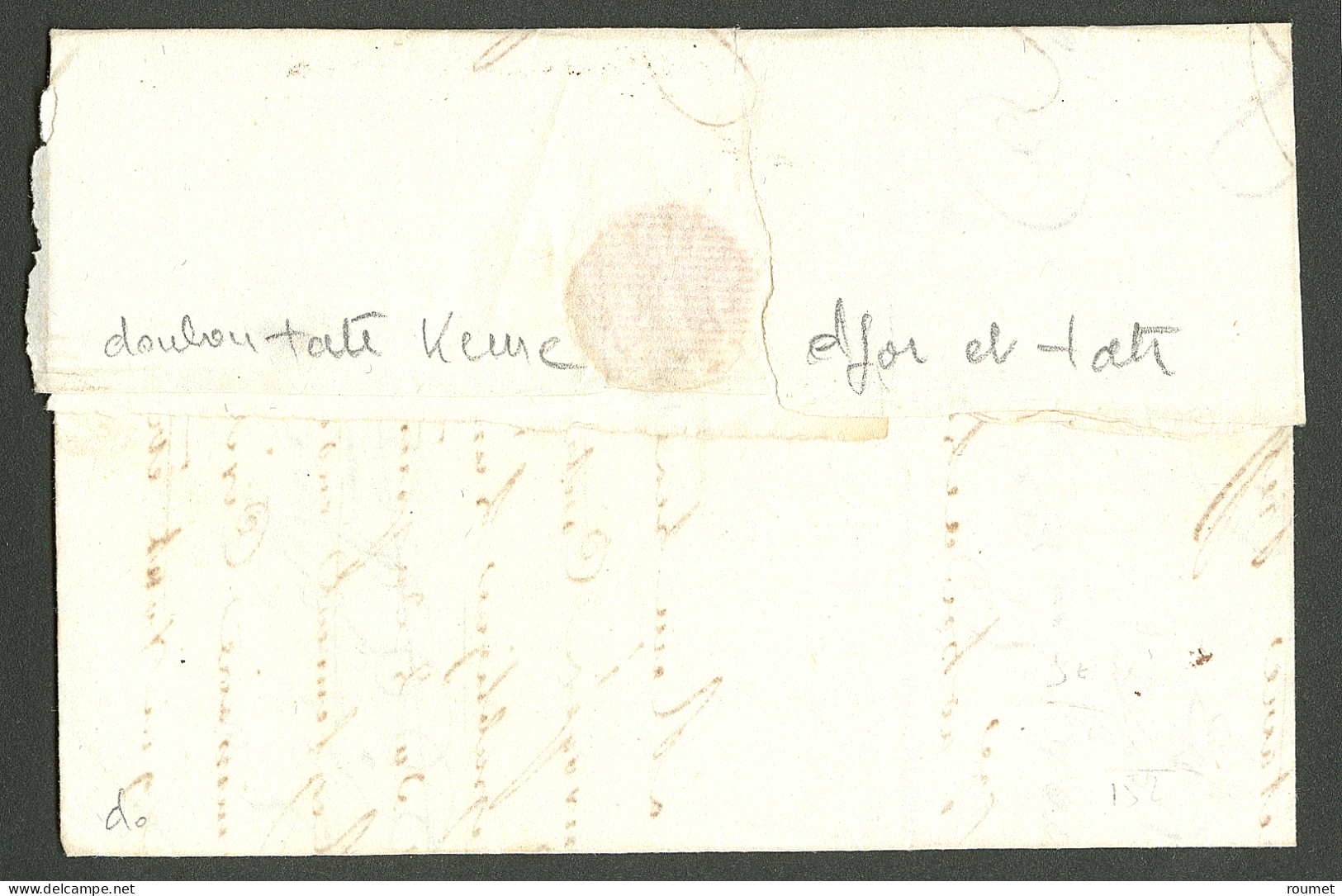 Lettre Cavaillon 4 Mars (Jamet N°2, Pièce Du Catalogue). Lettre Avec Texte Daté Du 3 Mars 1794 Pour Les Cayes. - TB. - R - Haïti