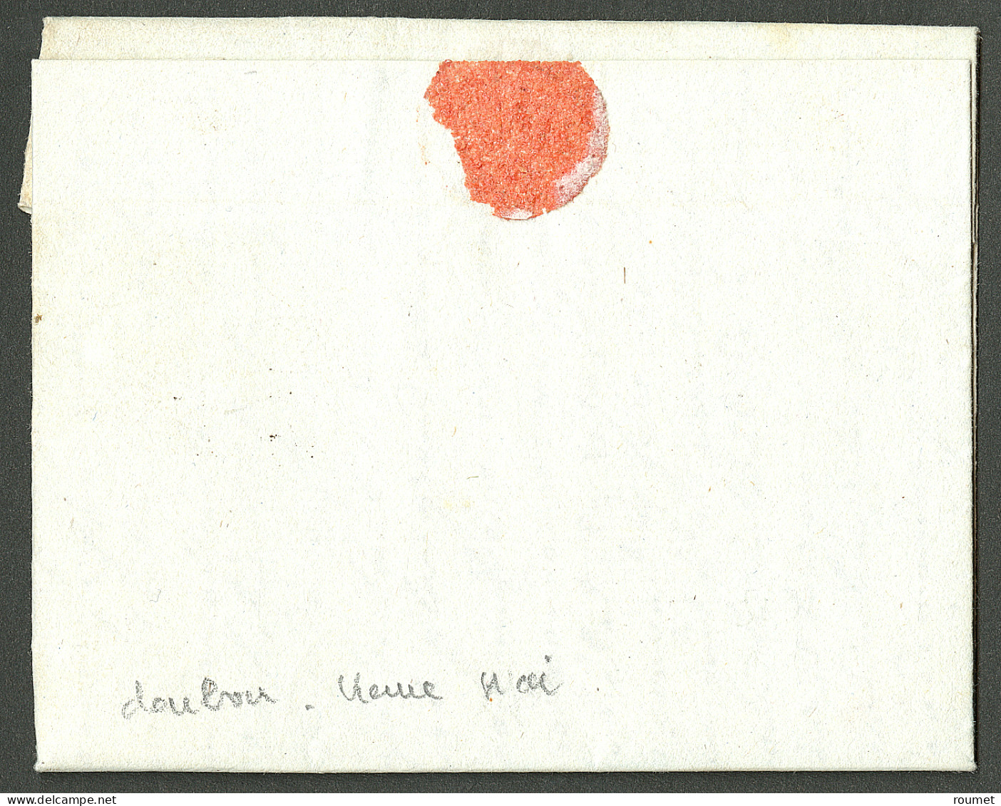 Lettre Nippes (Jamet N°3). Lettre Avec Texte Daté De L'Ance à Veau Le 28 Janvier 1794 Pour Les Cayes. - TB - Haiti