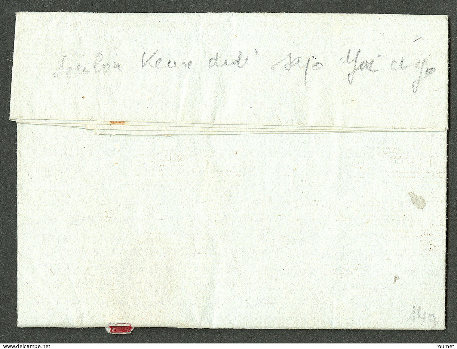 Lettre St Louis (Jamet N°8) + "26 9bre 1793". Lettre Avec Texte D'un Détenu à La Prison De Saint Louis, Adressée En Fran - Haïti