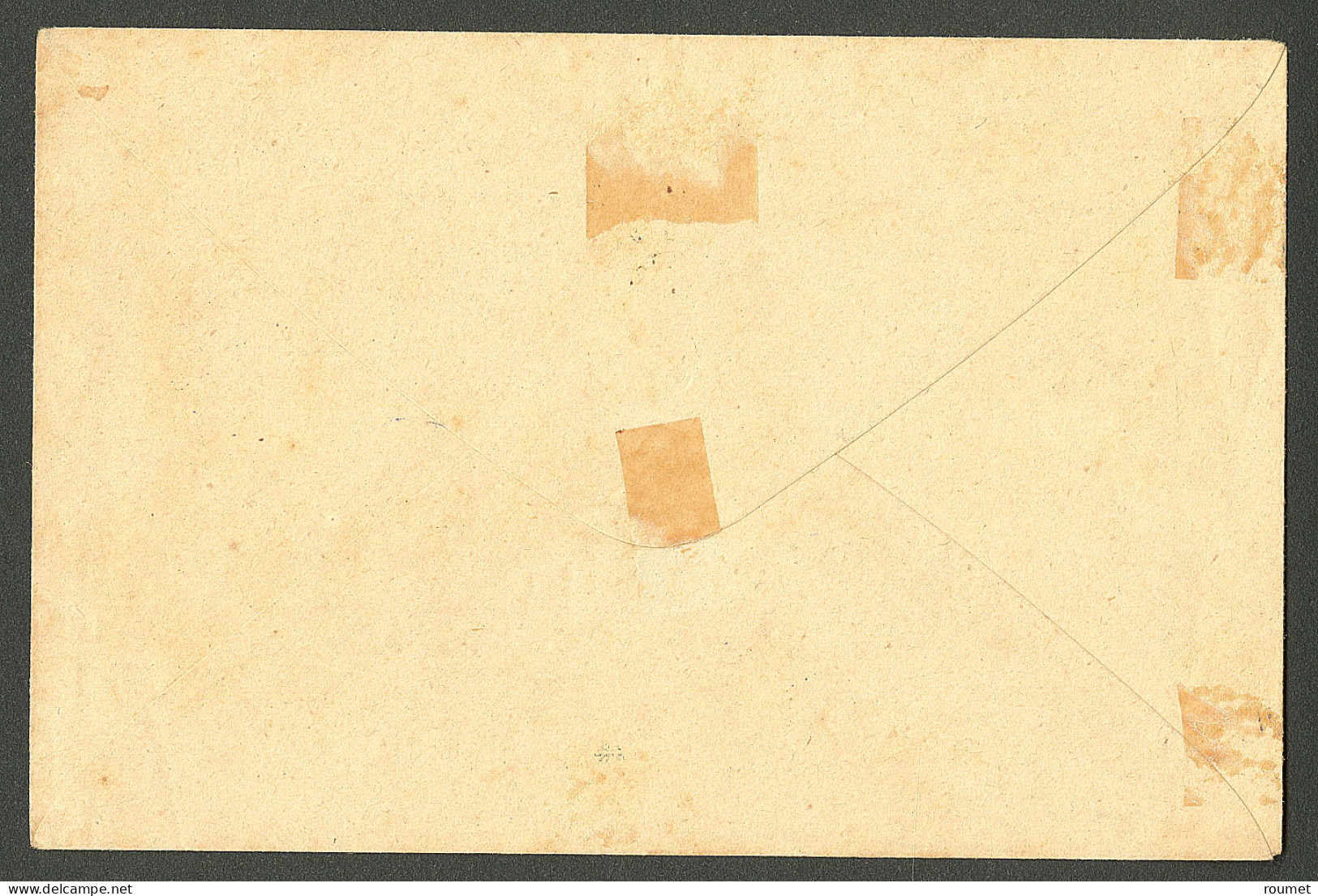 Lettre Cad Violet "Taiohae/Taiti". Entier 5c Pour Papeete, 1896. - TB - Autres & Non Classés