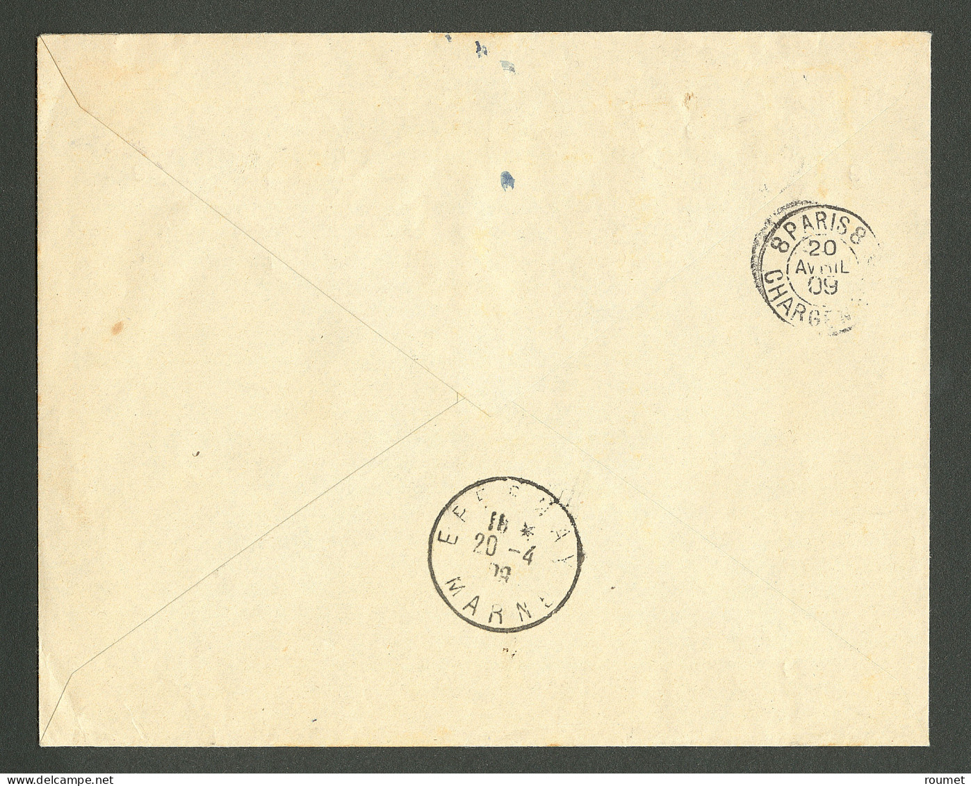 Lettre Cad "Uturoa-Raiatea/Taiti". Océanie N°10 + 11 Paire  + 14 + 15 Sur Enveloppe Recomm. Pour Epernay, 1899. - TB. -  - Other & Unclassified
