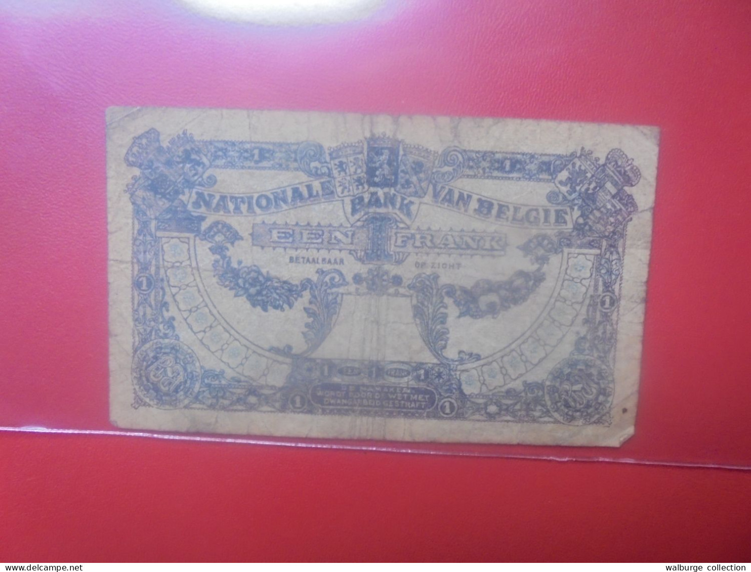 BELGIQUE 1 Franc 3-3-1920 Circuler (B.18) - 1 Franco