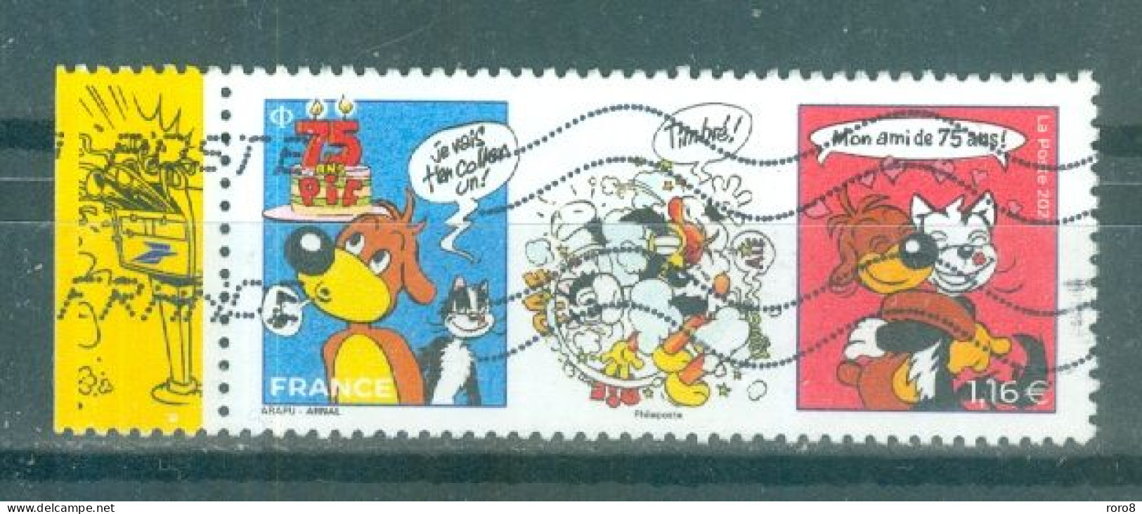 FRANCE - N°5664 Oblitéré - 75°anniversaire De Pif Le Chien. Bande-dssinée. - Used Stamps
