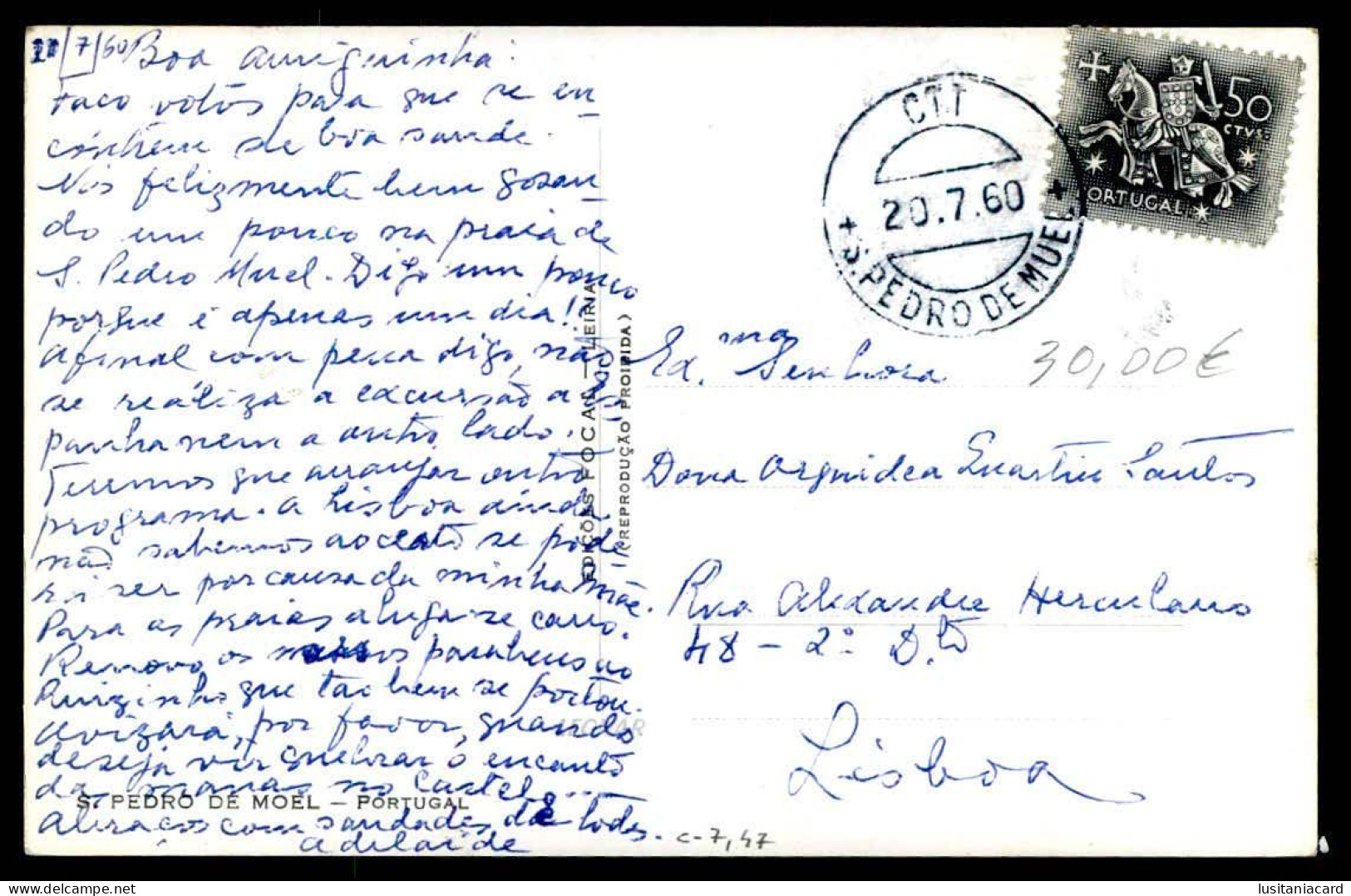 MARINHA GRANDE - SÃO PEDRO DE MOEL - ( Edições Focal / Leonar)  Carte Postale - Leiria