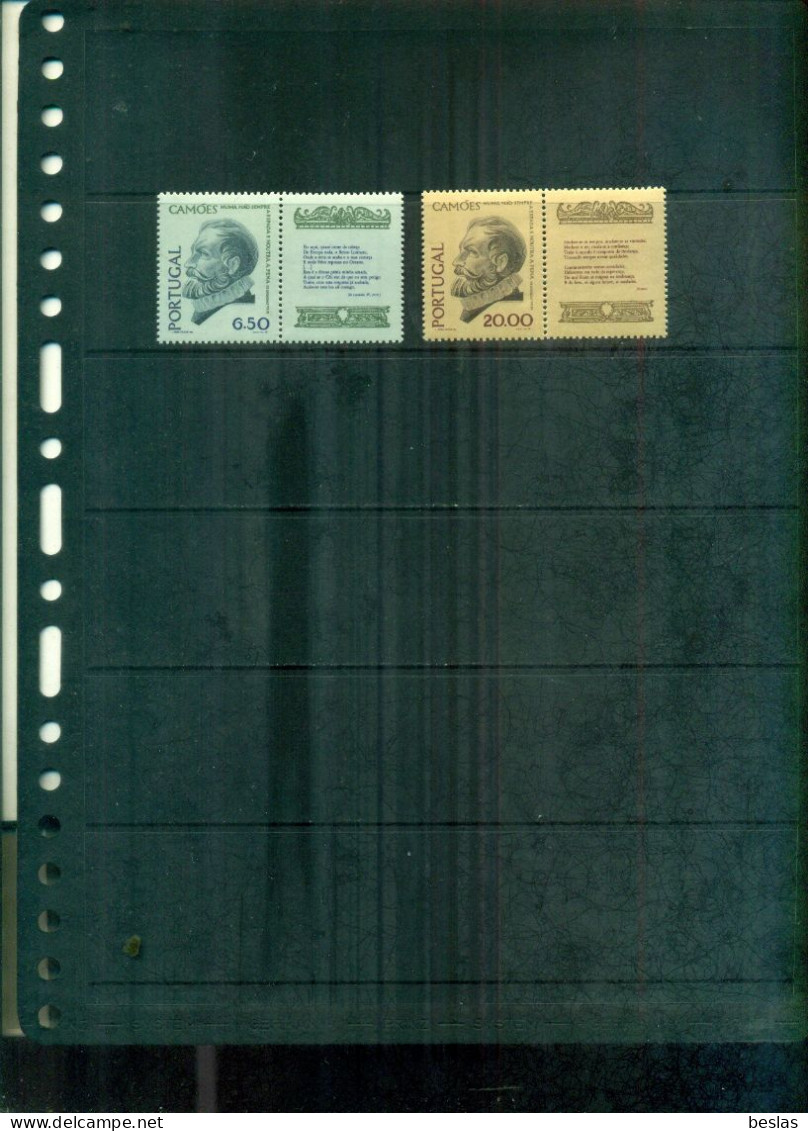 PORTUGAL 400 L.DE CAMOENS 2 VAL NEUFS A PARTIR DE 0,60 EUROS - Unused Stamps