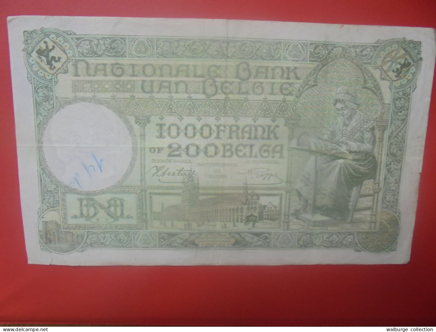 BELGIQUE 1000 Francs 1941 Circuler (B.18) - 1000 Frank & 1000 Frank-200 Belgas