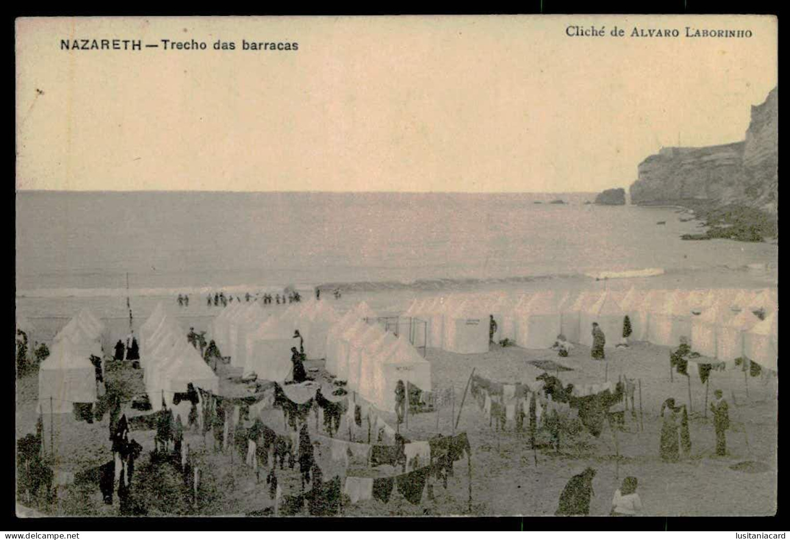 NAZARÉ -  Trecho Das Barracas. ( Cliché De Alvaro Laborinho) Carte Postale - Leiria