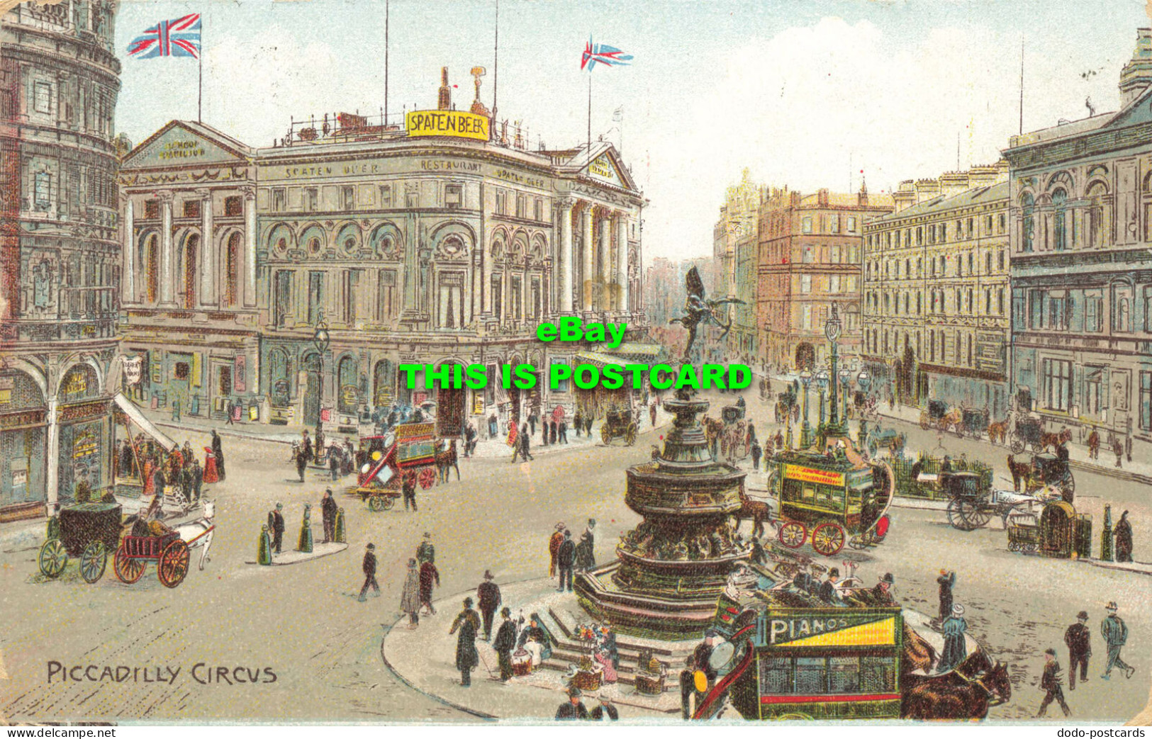 R598736 London. Piccadilly Circus. S. Hildesheimer. No. 601. 1906 - Autres & Non Classés