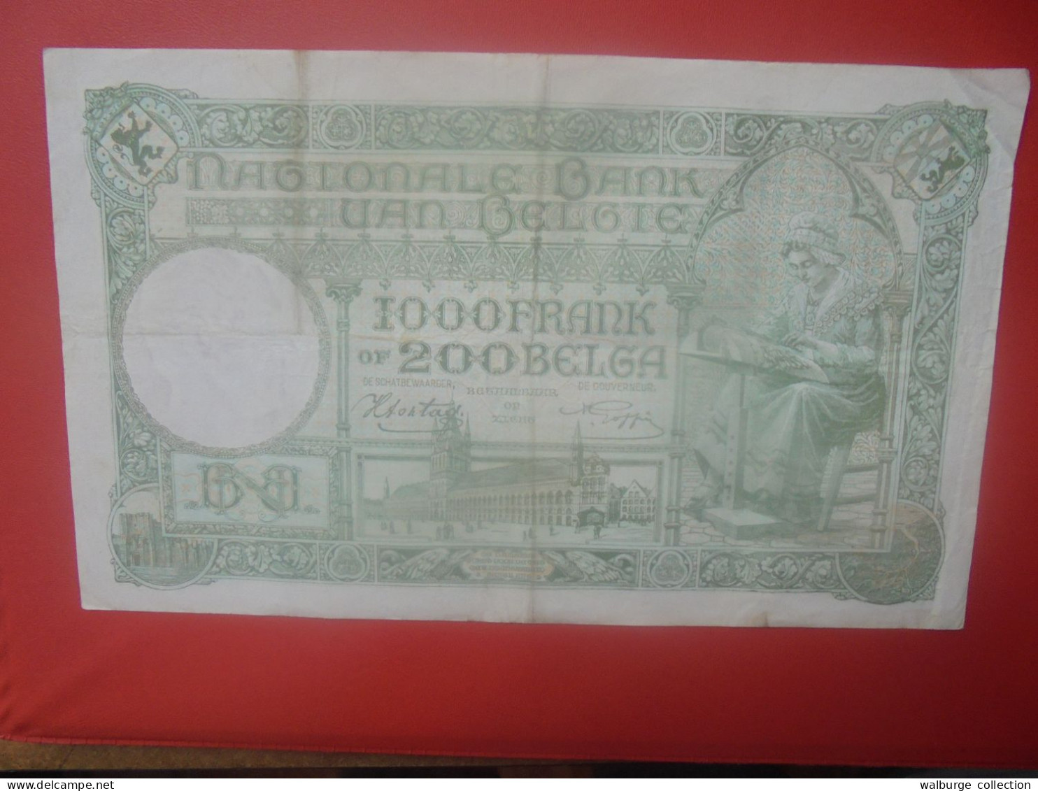 BELGIQUE 1000 Francs 1943 Circuler (B.18) - 1000 Frank & 1000 Frank-200 Belgas