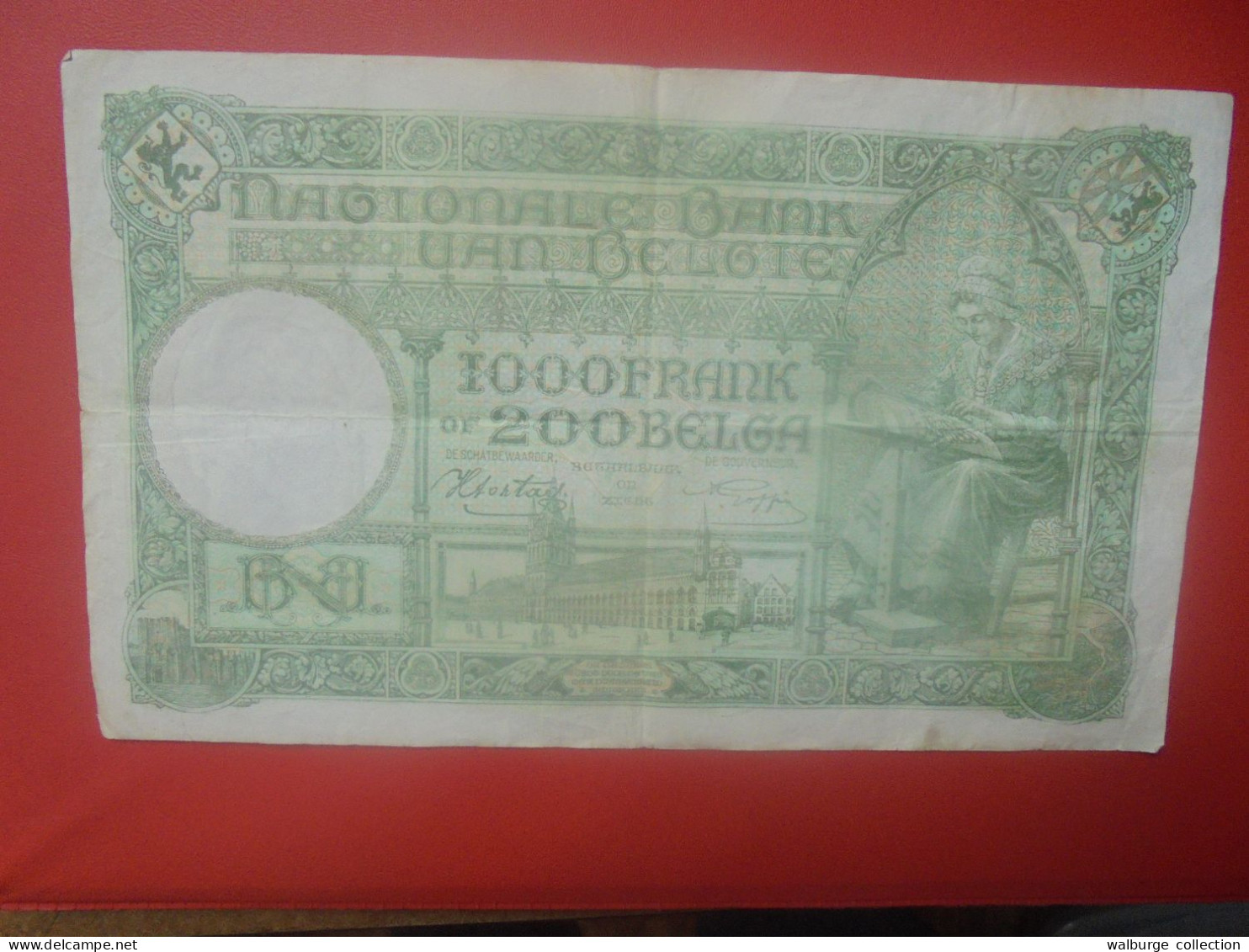 BELGIQUE 1000 Francs 1943 Circuler (B.18) - 1000 Francs & 1000 Francs-200 Belgas