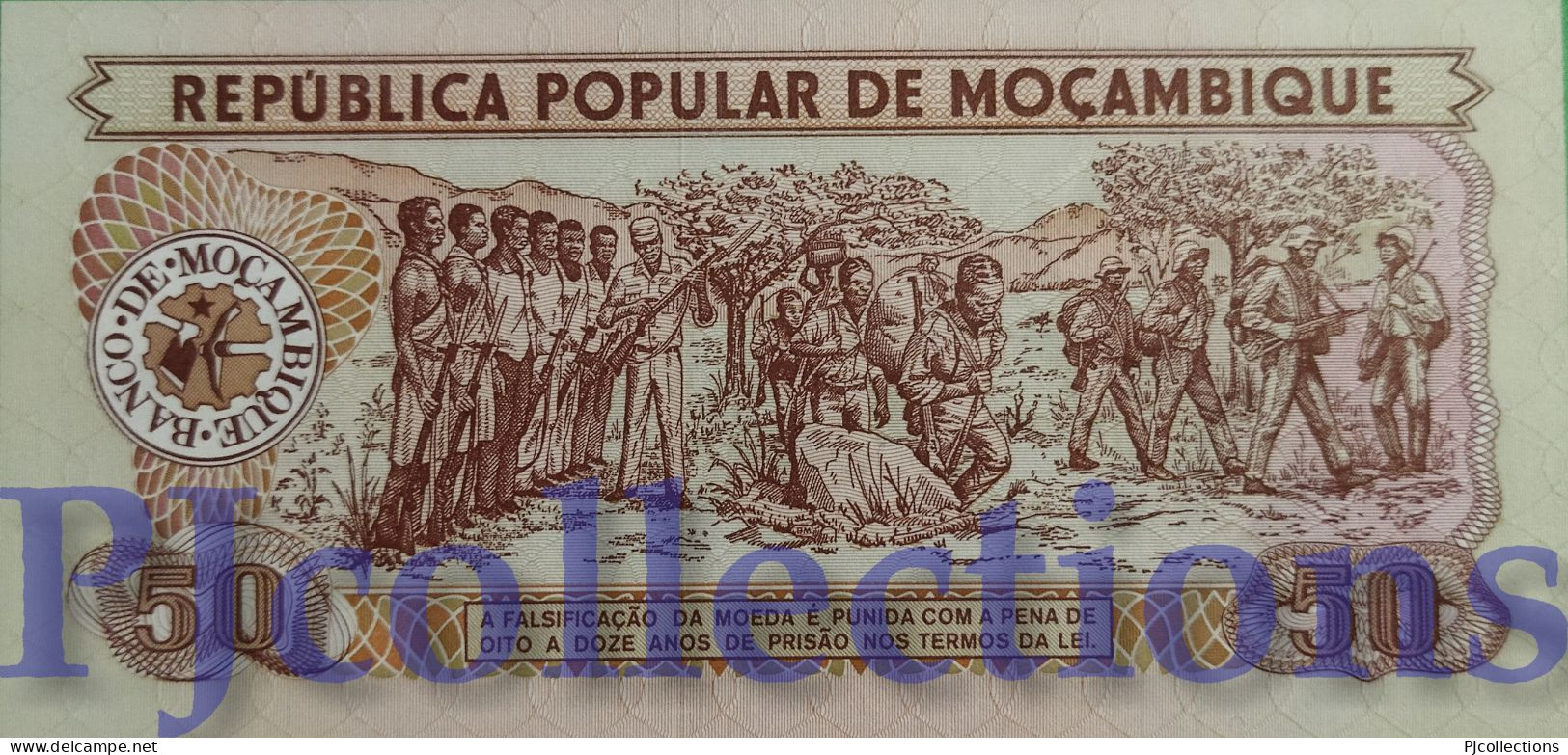 MOZAMBIQUE 50 METICAIS 1980 PICK 125 UNC - Mozambique