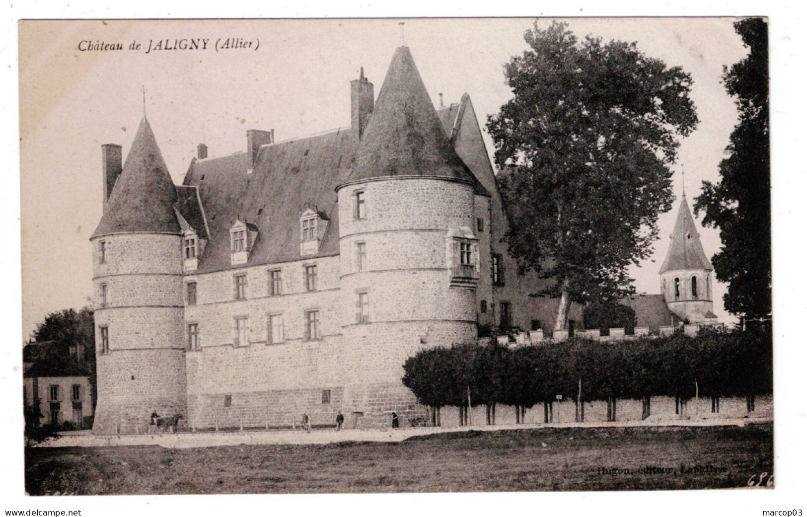 03 ALLIER JALIGNY Le Château  Plan Peu Courant - Autres & Non Classés