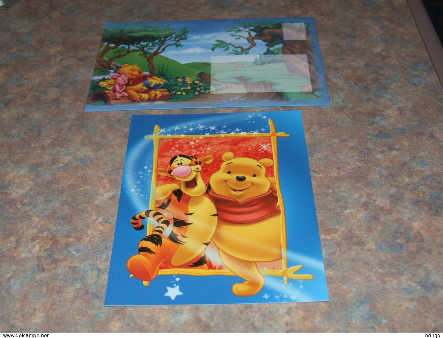 75321-             UNUSED CARD WITH ENVELOPE, DISNEY, WINNIE THE POOH - Disneyworld