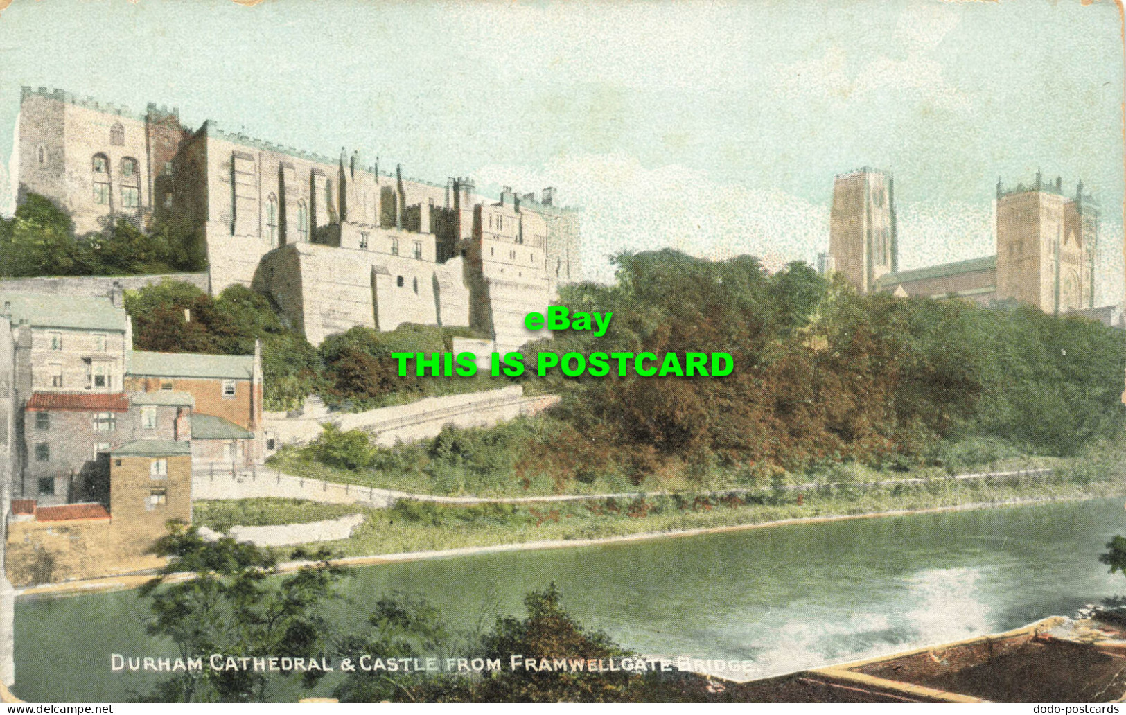 R598370 Durham Cathedral And Castle From Framwellgate Bridge - World