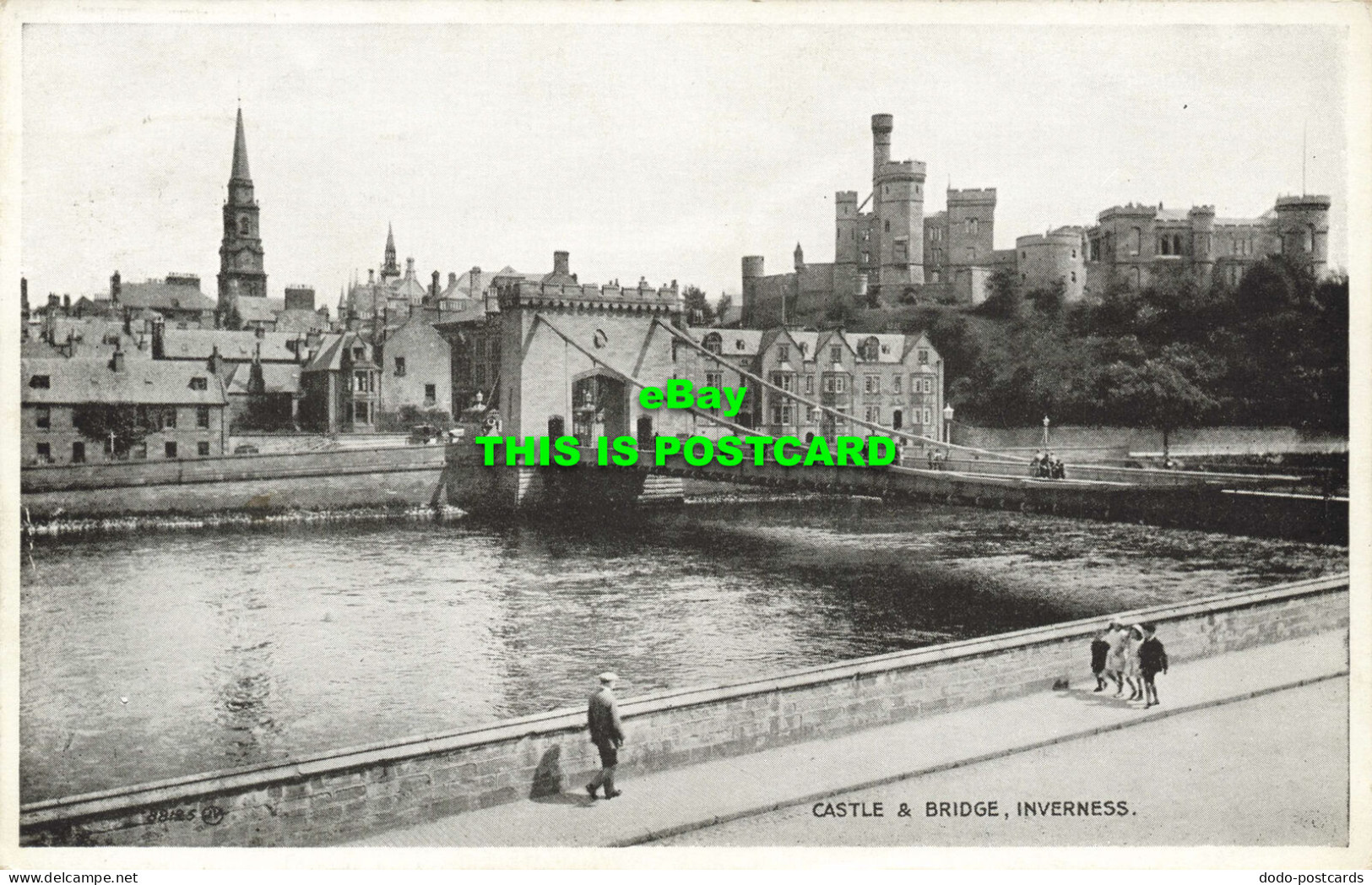 R598760 Inverness. Castle And Bridge. Valentine. Silveresque - World