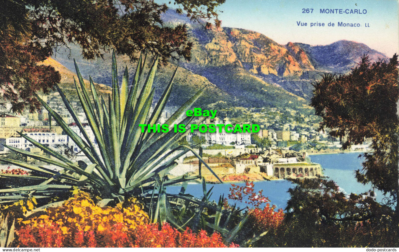 R595392 Monte Carlo. Vue Prise De Monaco. LL. 267. Levy And Neurdein Reunis - World