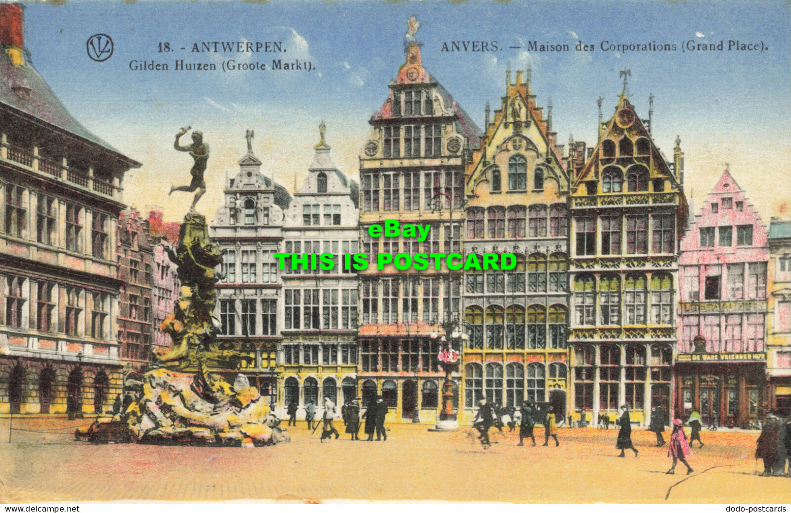 R595393 Anvers. Maison Des Corporations. Grand Place. L. V - World