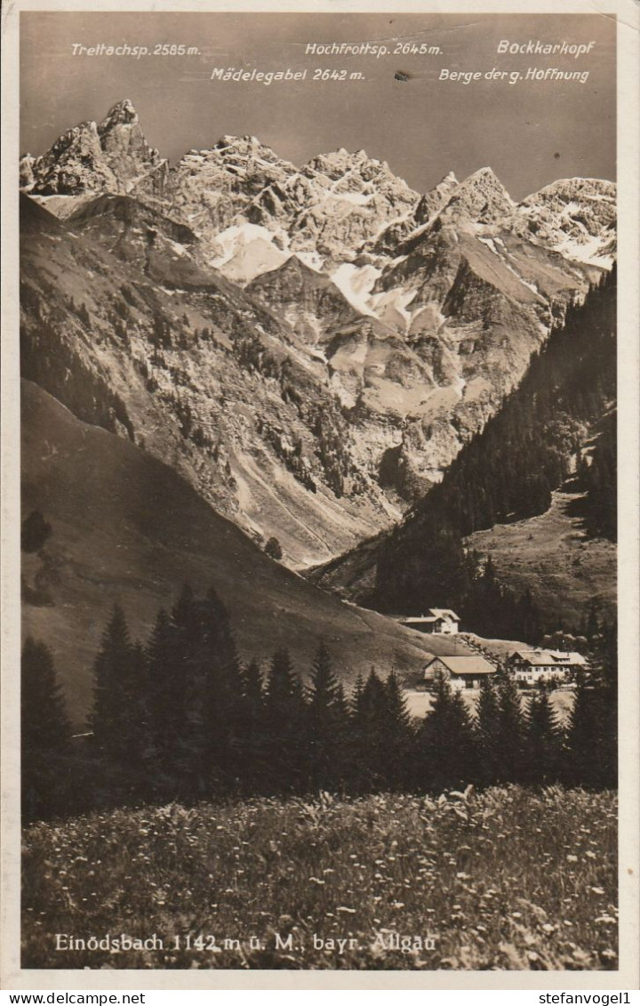 Einödsbach  Gel. 1936 Panorama - Other & Unclassified