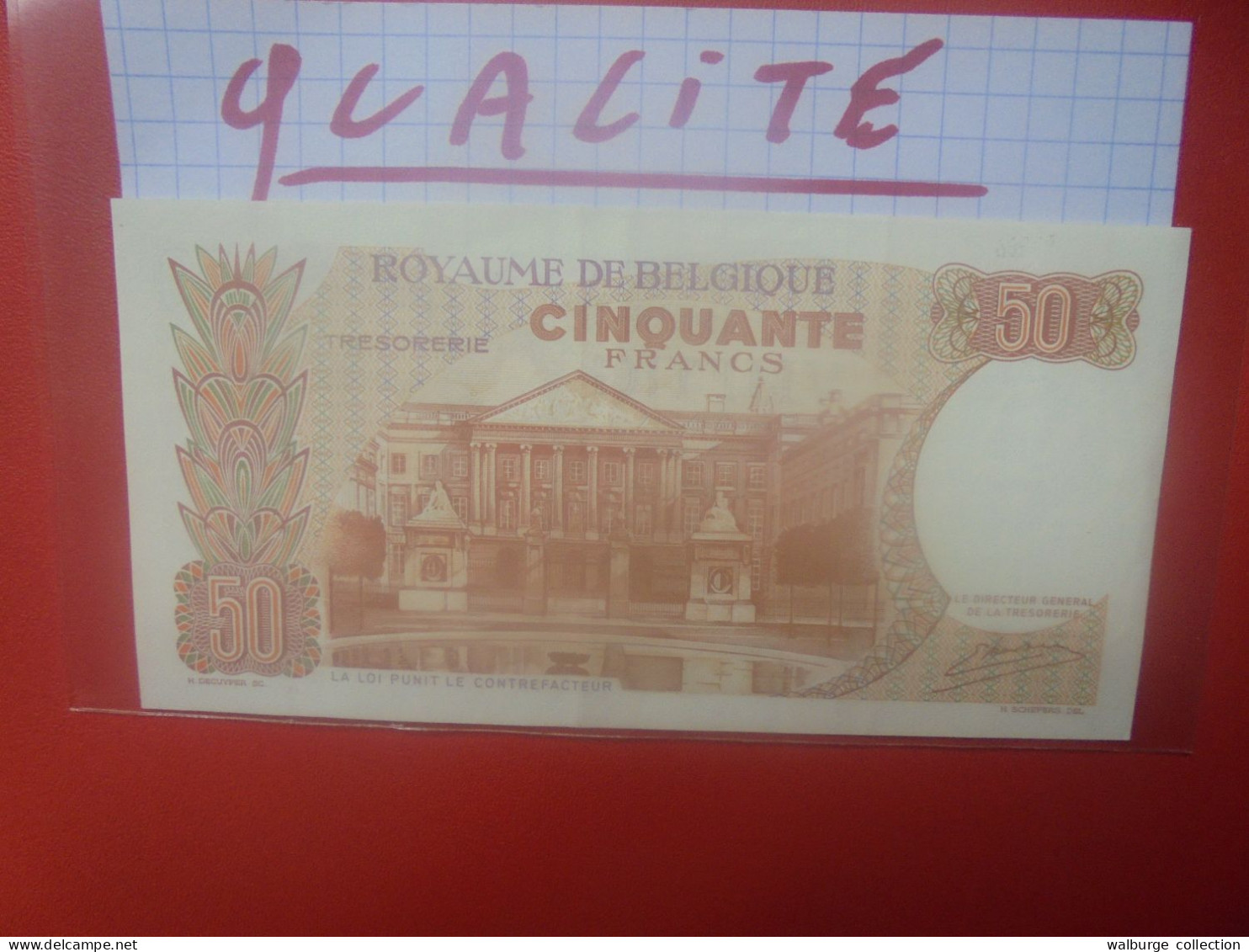 BELGIQUE 50 FRANCS 1966 Peu Circuler Belle Qualité (B.18) - 50 Francos