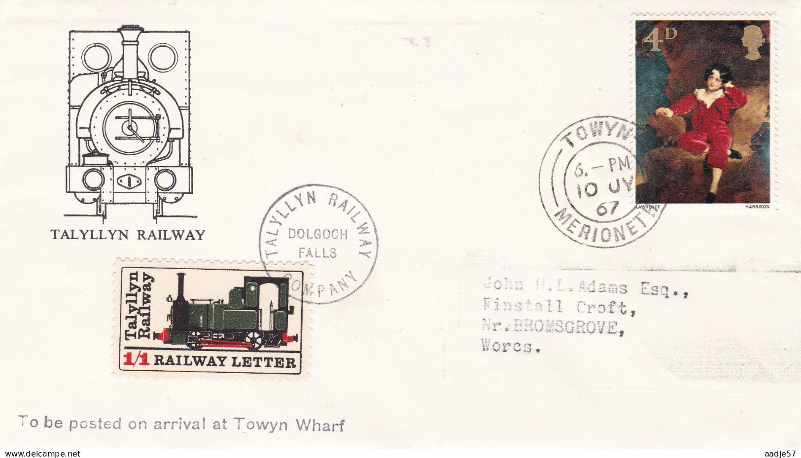 GB Engeland 1967 Talyllyn Railway - Treinen