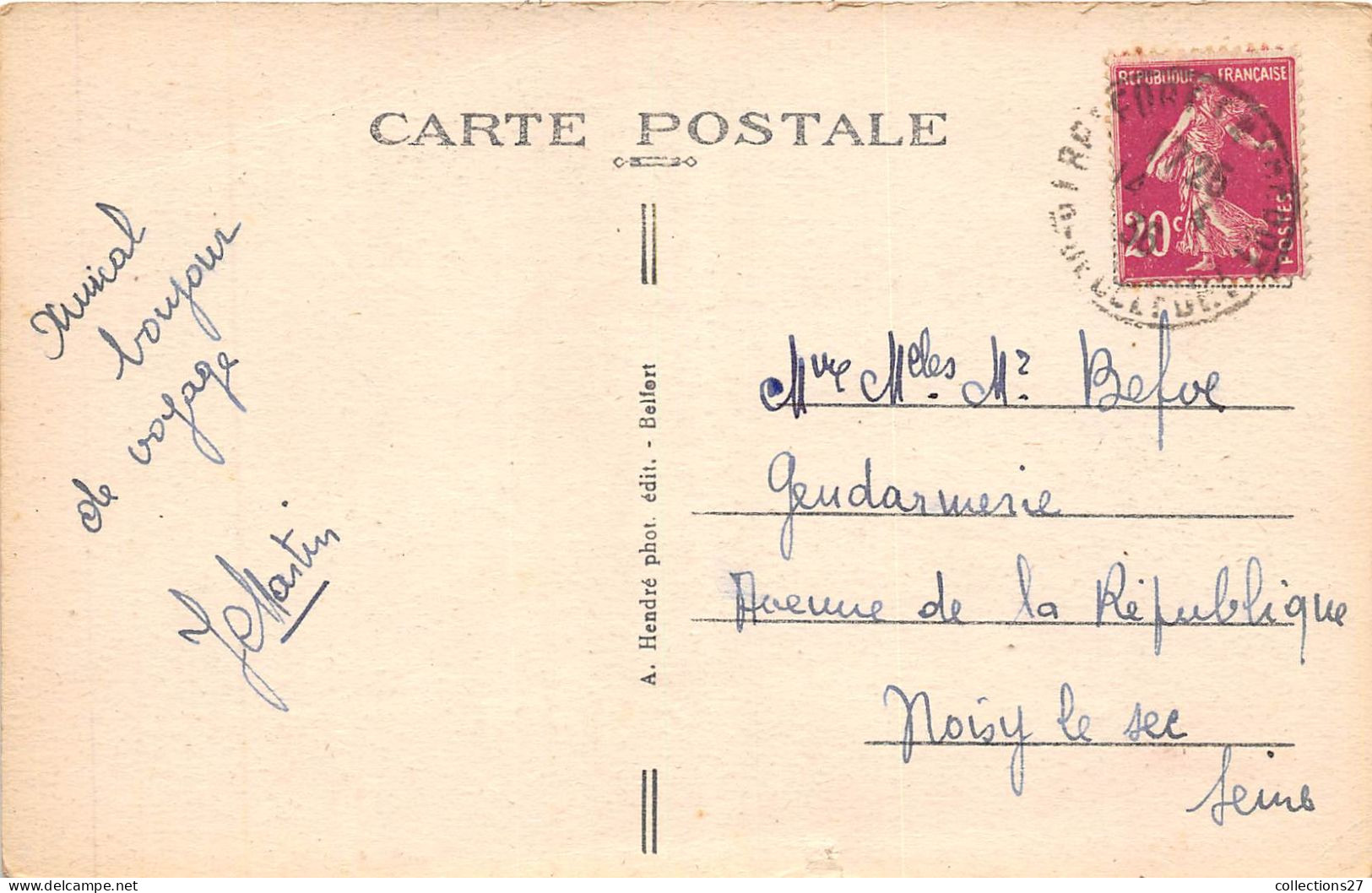 LOT DE 2000 CARTES POSTALES ANCIENNES FRANCE -DROUILLES ( QUELQUES EXEMPLES ) - 500 Postkaarten Min.