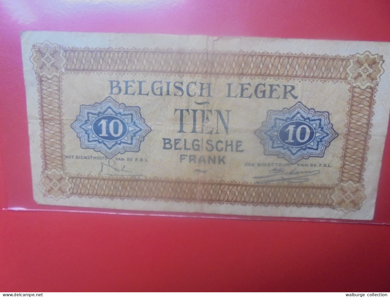 BELGIQUE (Occupation En Allemagne) 10 Francs 1946 Circuler (B.18) - 10 Franchi